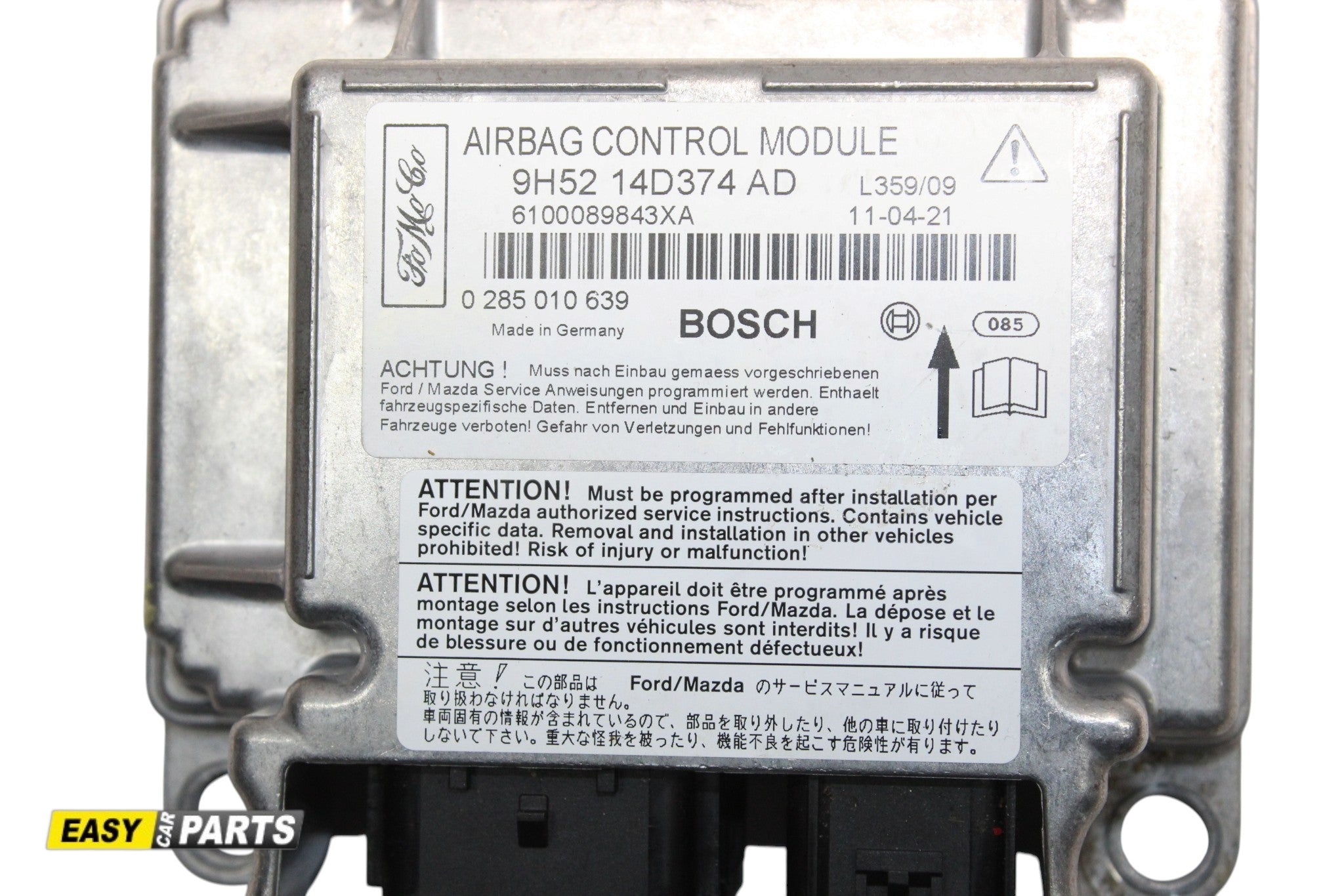 LAND ROVER FREELANDER 2 Airbag Control Module 9H52-14D374-AD 2011