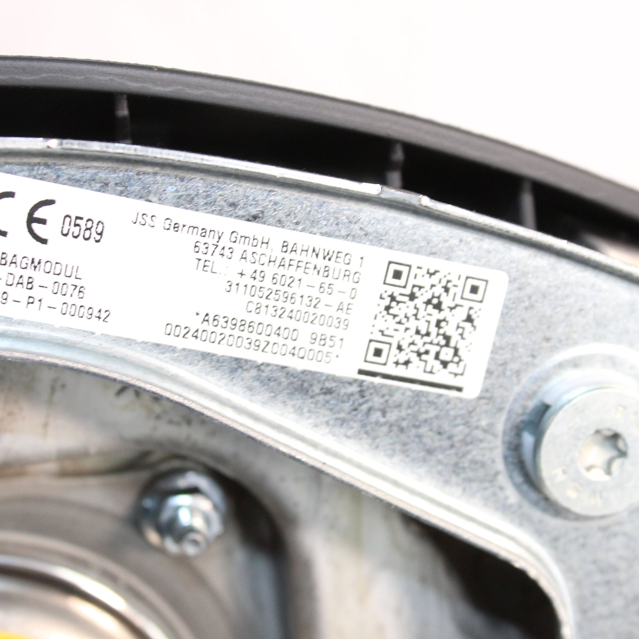 MERCEDES VITO W639 Steering Wheel Airbag 0589-P1-000942 2003-2010