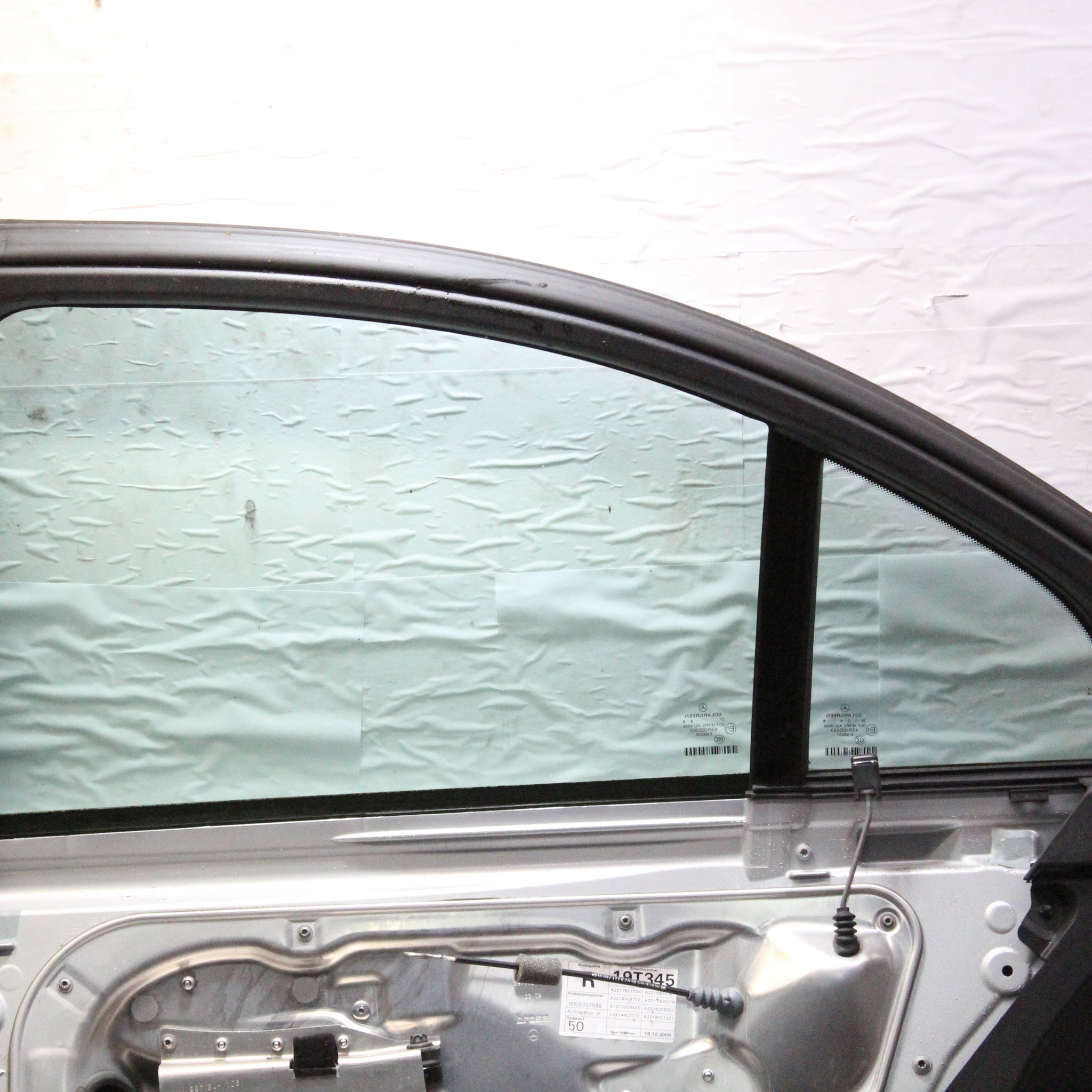 2009 MERCEDES W221 S350 Driver side Rear Complete Door IRIDIUM SILVER