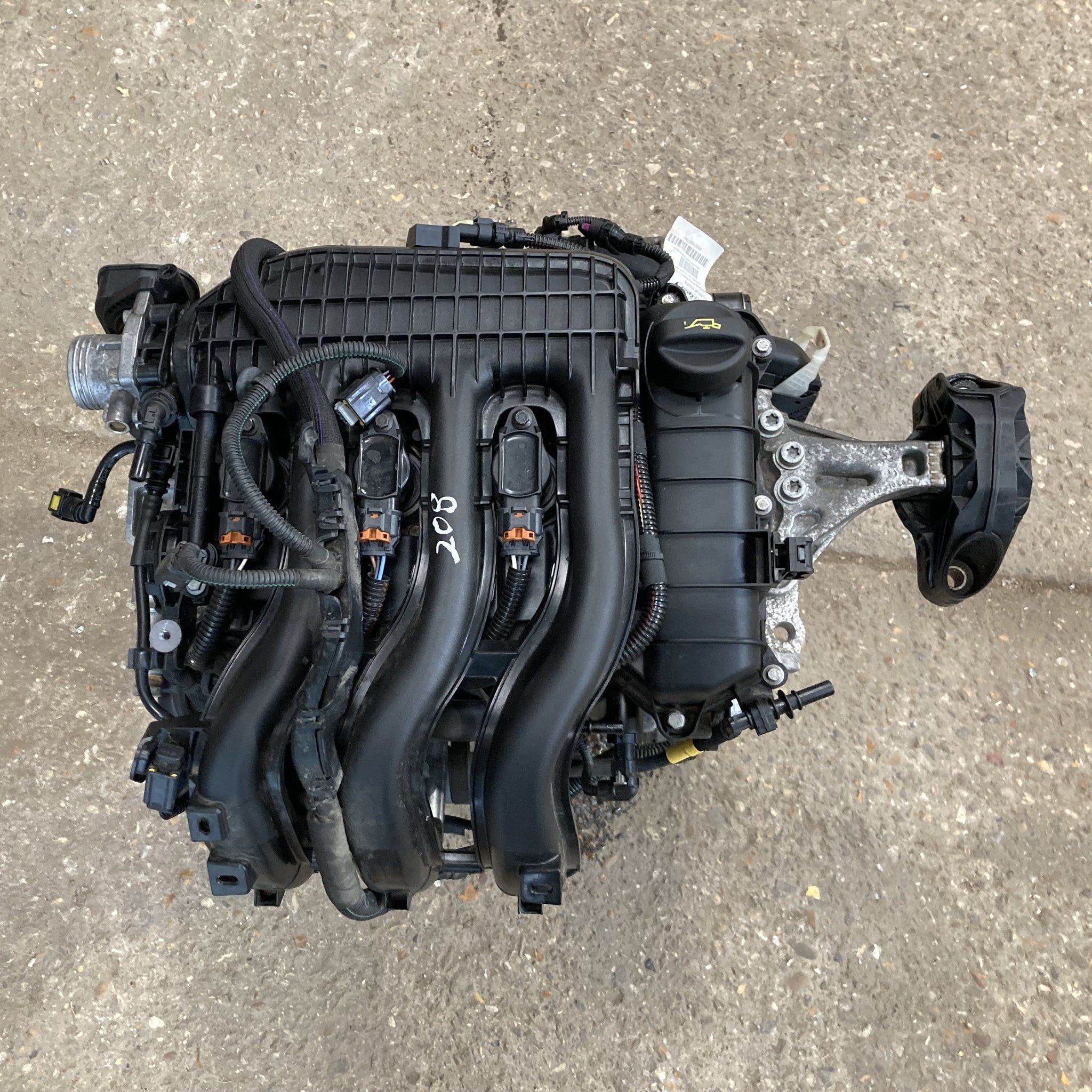 2018 PEUGEOT 208 1.2 Petrol Complete Engine with Auxiliaries EB2FA BHP83 48K