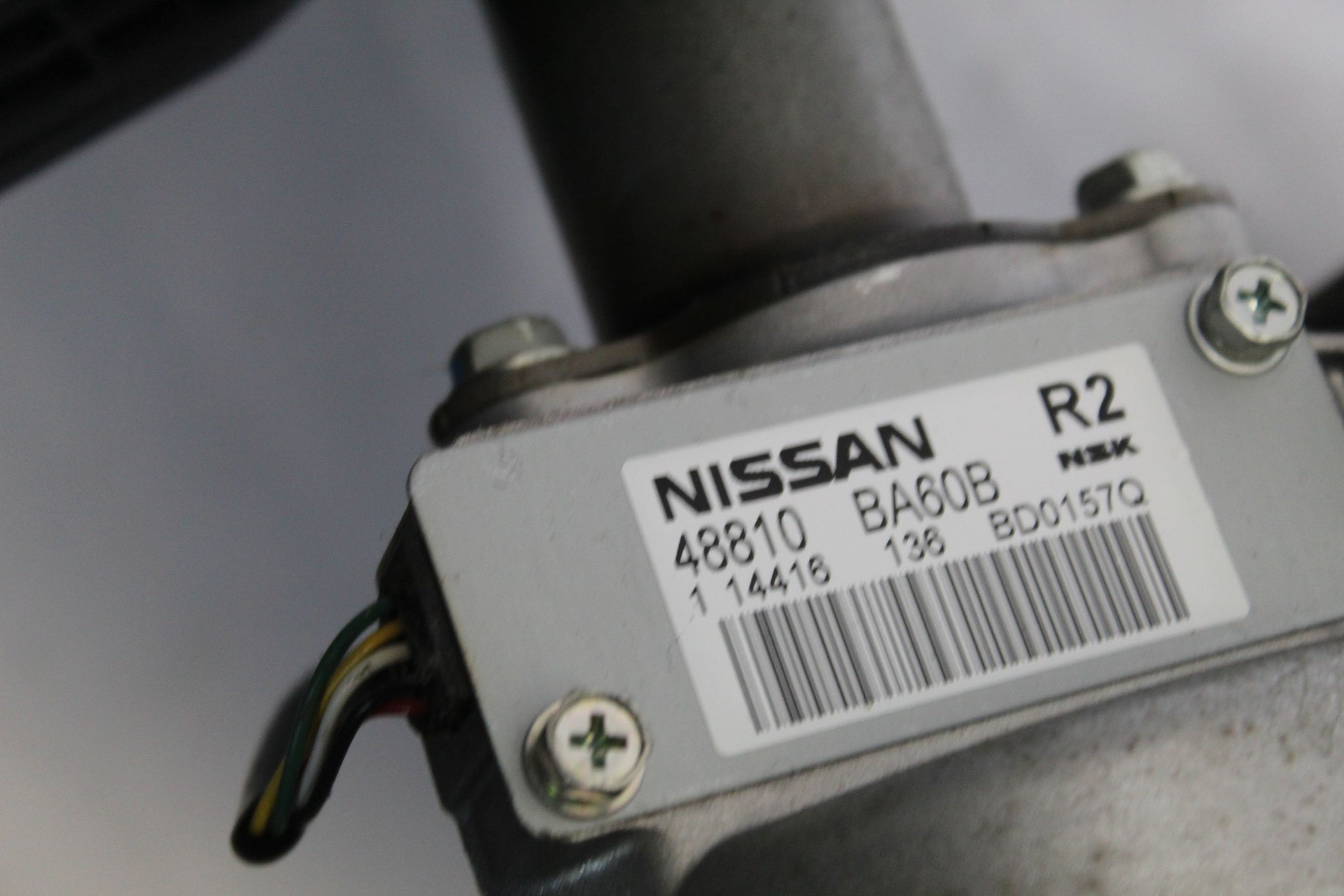 2014 NISSAN JUKE F15 Electric Power Steering Column Ignition Barrel 48810BA60B