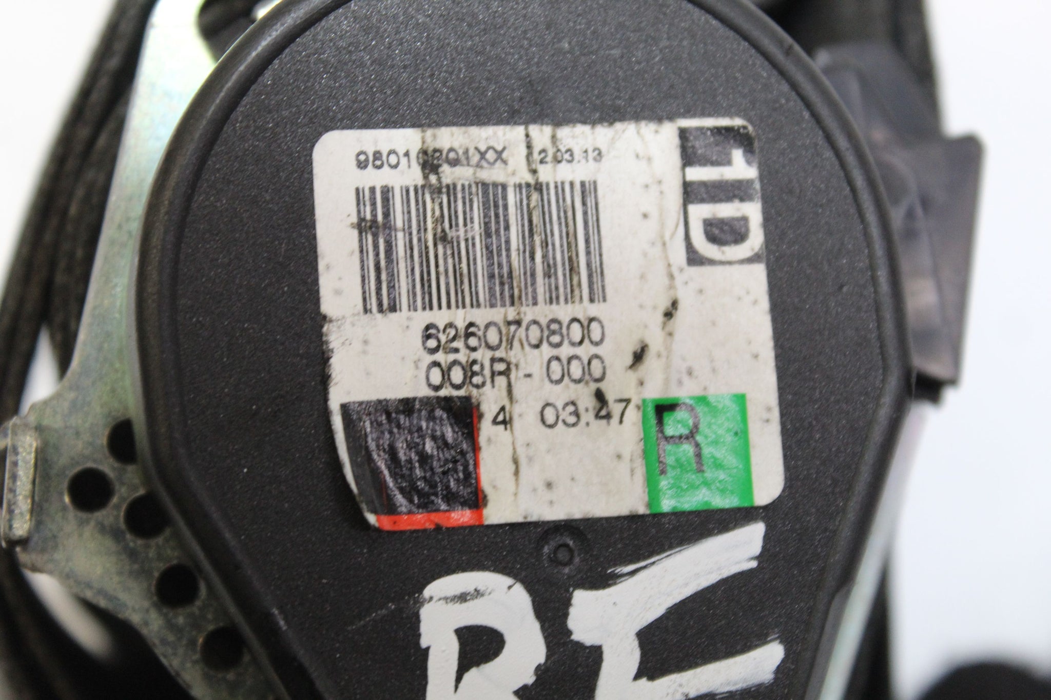 2014 CITROEN C4 GRAND PICASSO Right side Front Seat Belt 98010201XX