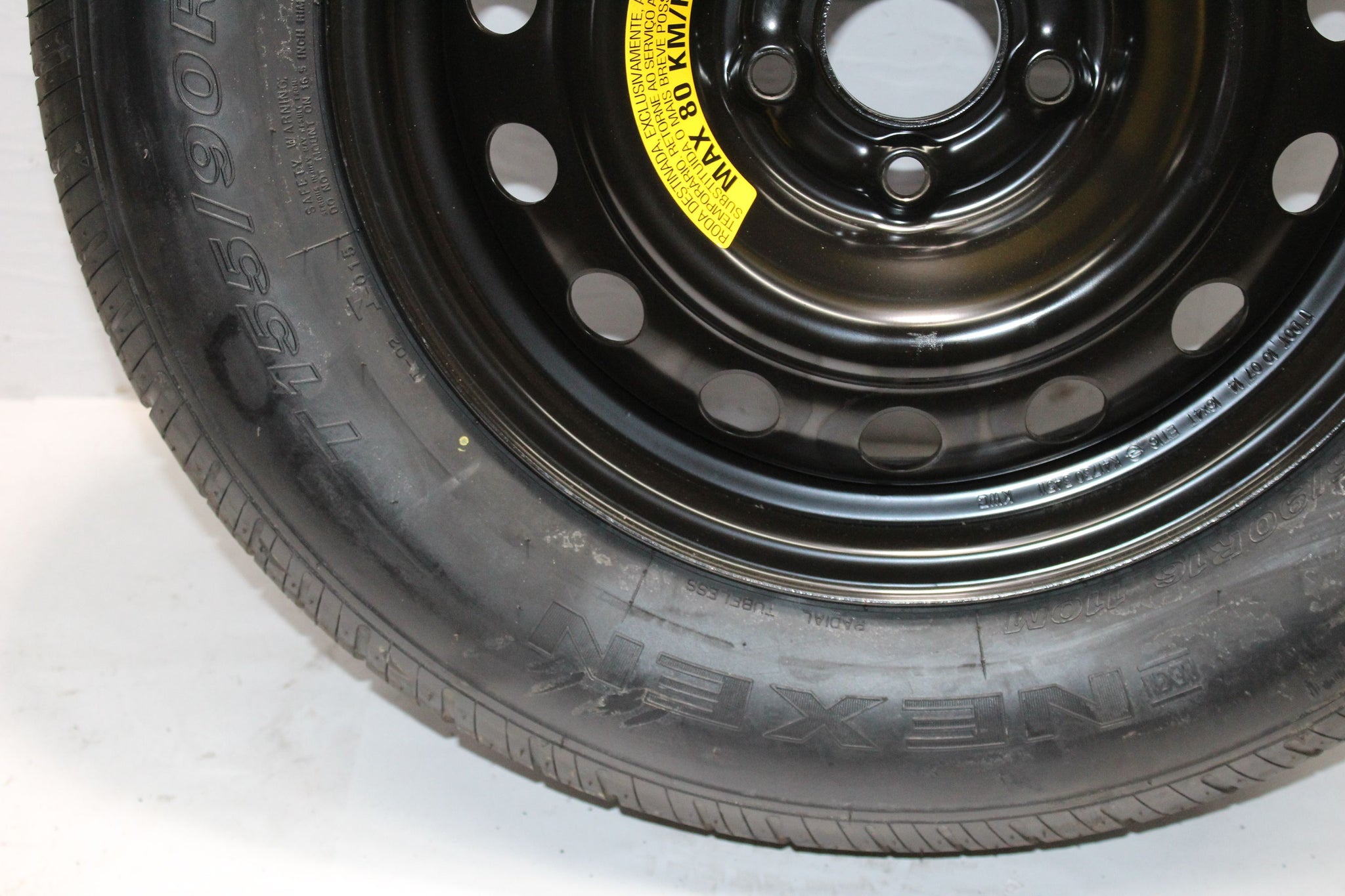 2015 SSANGYONG KORANDO Steel Spare Wheel Tyre T155 / 90  R16