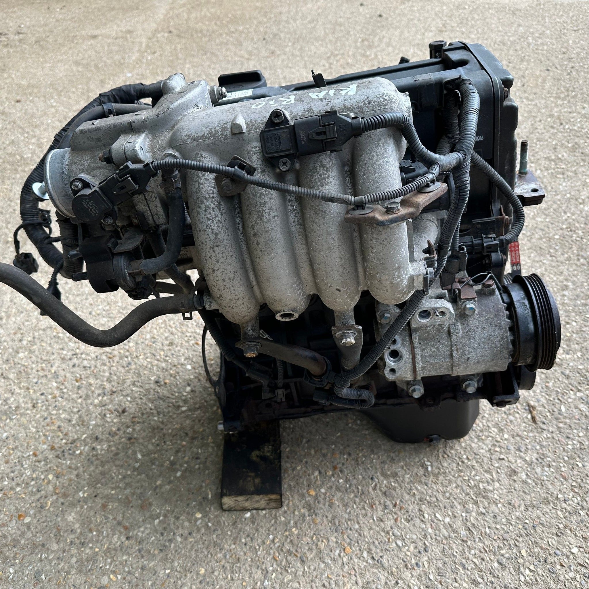 2009 KIA RIO 1.4 G4EE COMPLETE ENGINE WITH AUXILIARIES