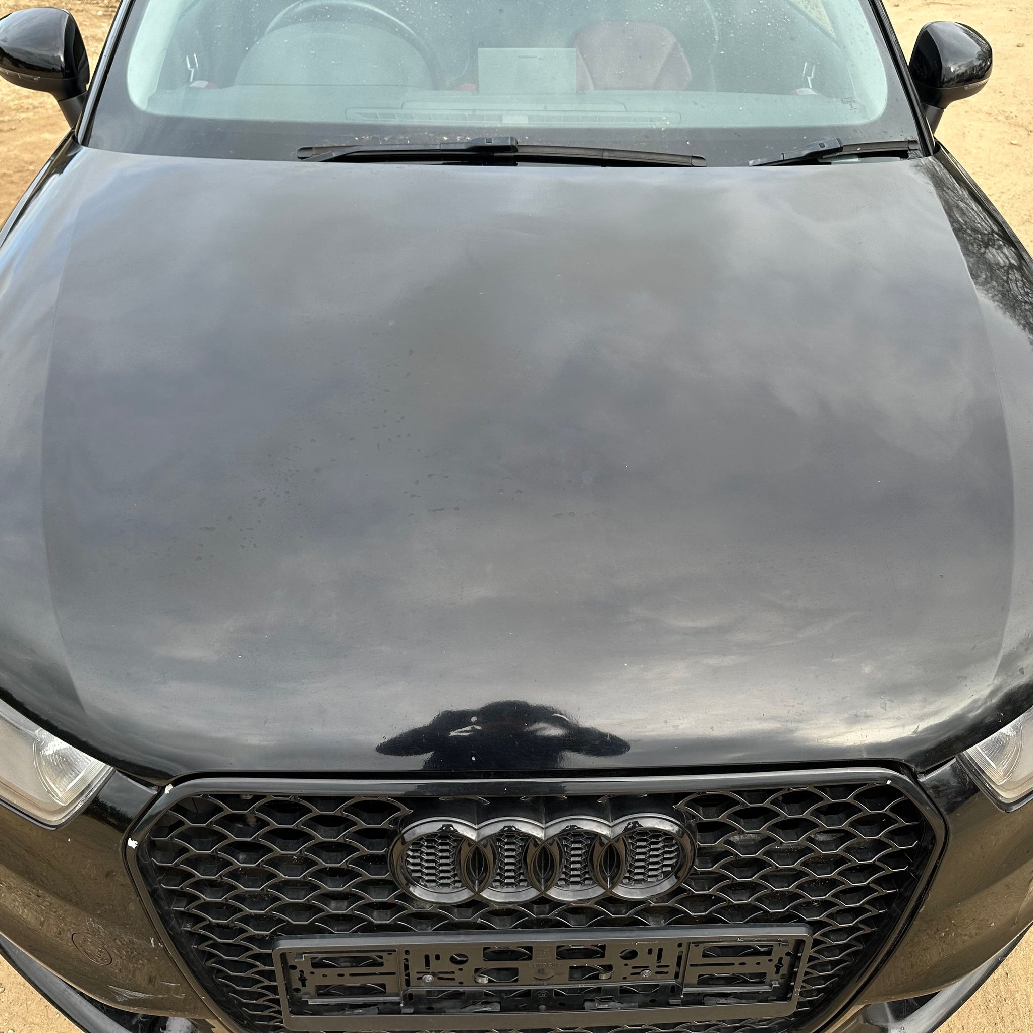 2011 AUDI A1 BONNET LY9B BLACK