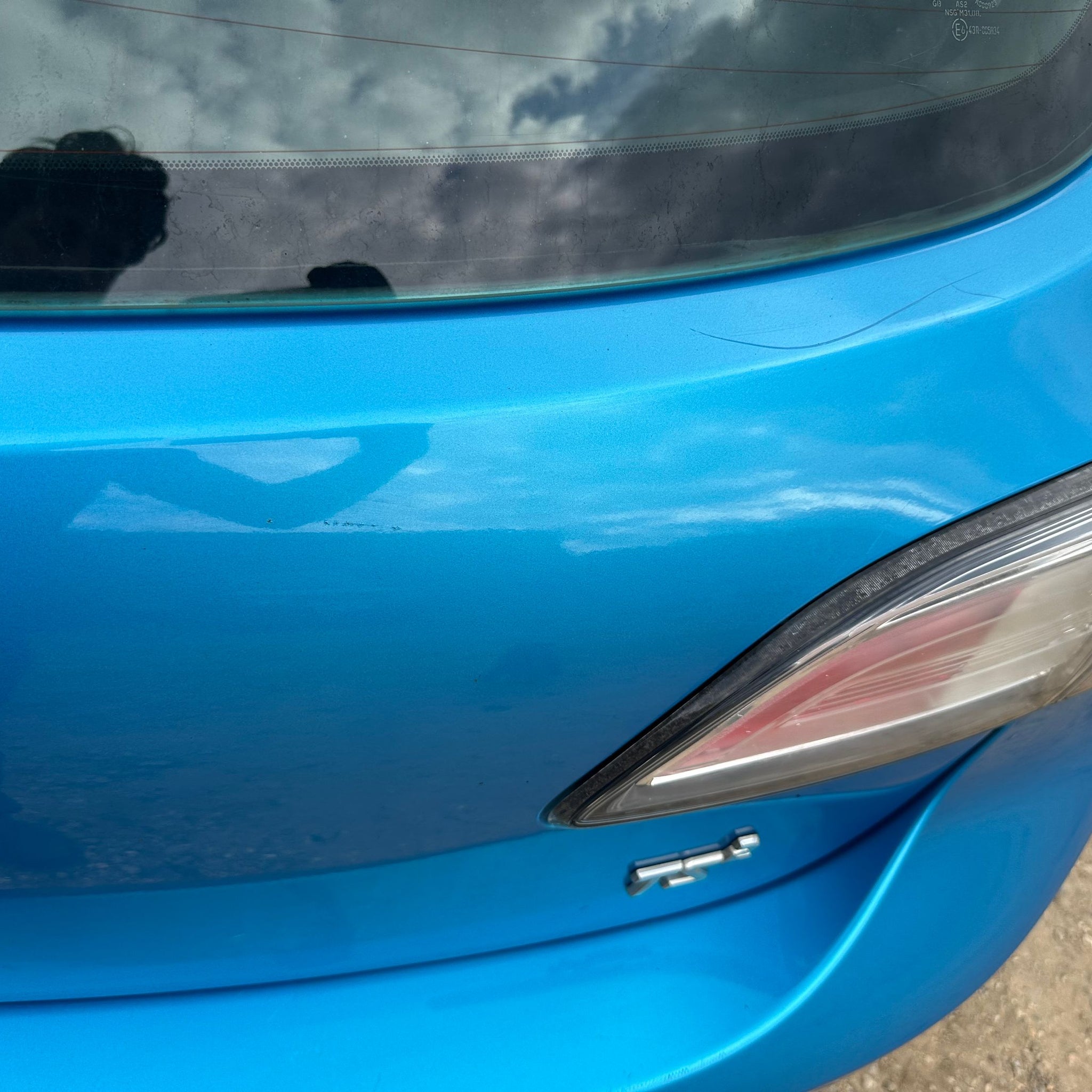 2010 MAZDA 3 COMPLETE TAILGATE BOOT 38J BLUE