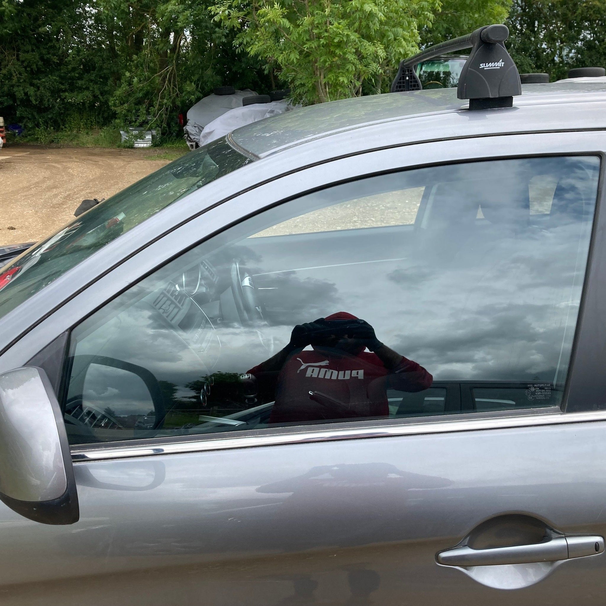 2010 MITSUBISHI ASX Passenger side Front Complete Door GREY