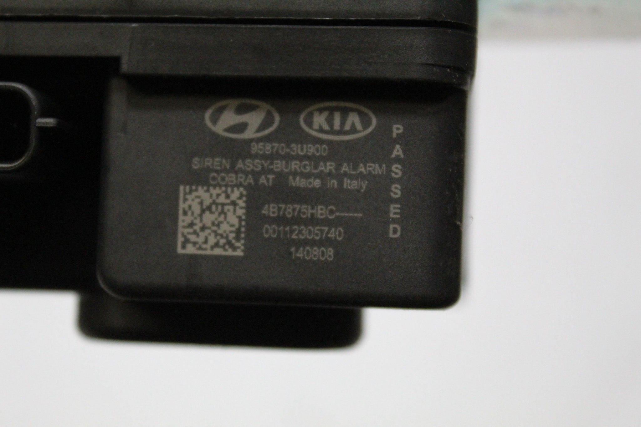 2014 KIA SPORTAGE Anti Theft Alarm Siren Horn 958703U900