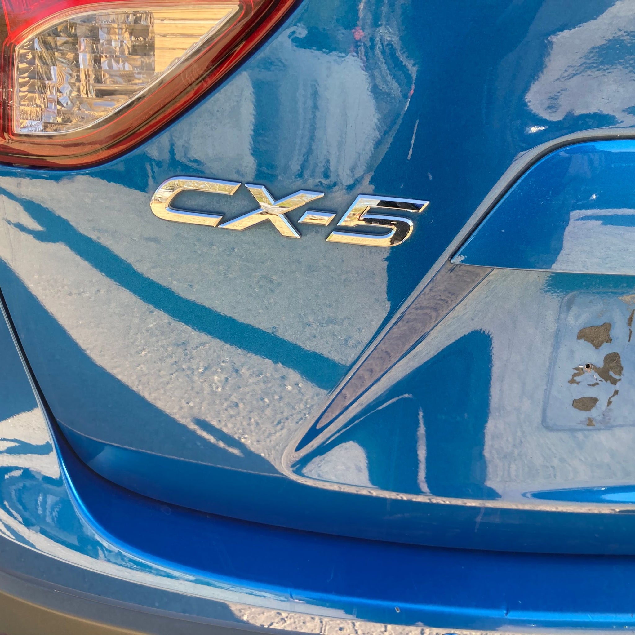 2013 MAZDA CX-5 COMPLETE TAILGATE BOOT 41B BLUE