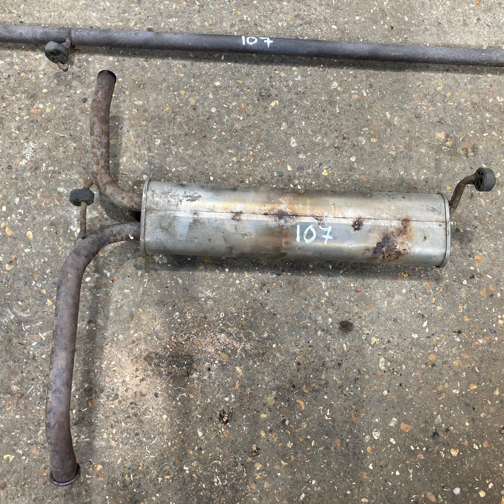 2011 PEUGEOT 107 1.0 Petrol Rear Exhaust Pipe Back Box