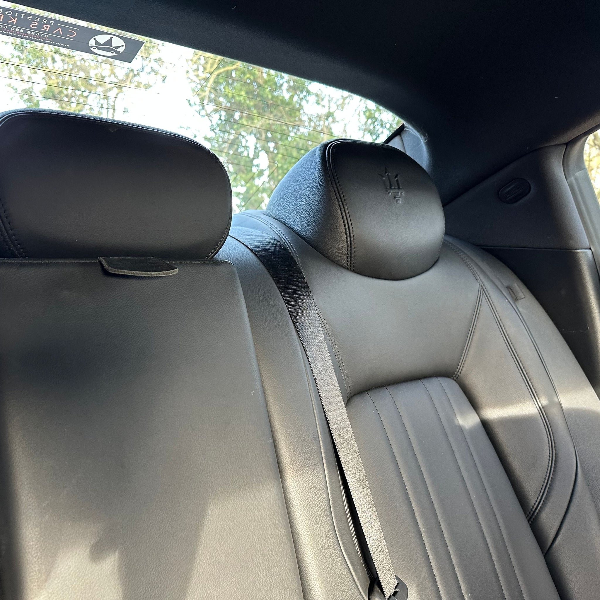 2017 MASERATI GHIBLI REAR SEATS
