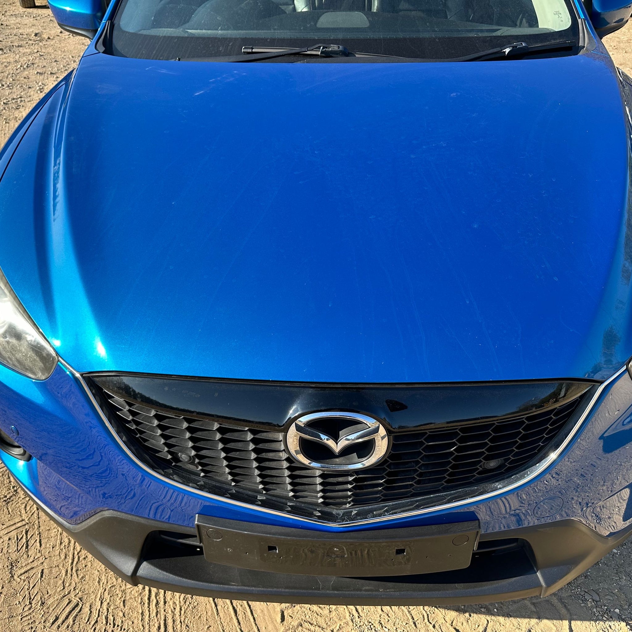 2013 MAZDA CX-5 BONNET 41B BLUE