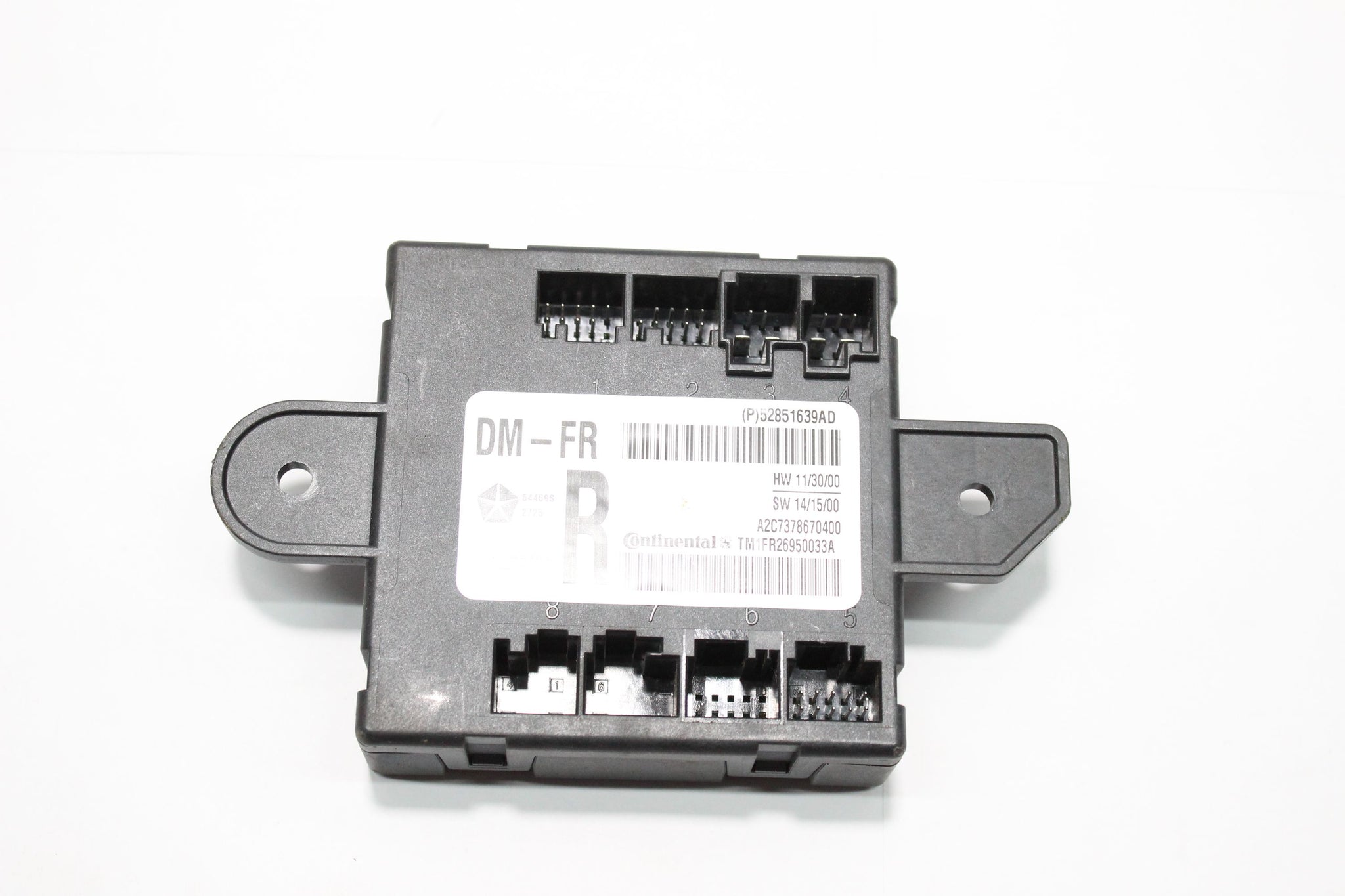 2016 MASERATI GHIBLI Right side Front Door Control Module 52851639AD