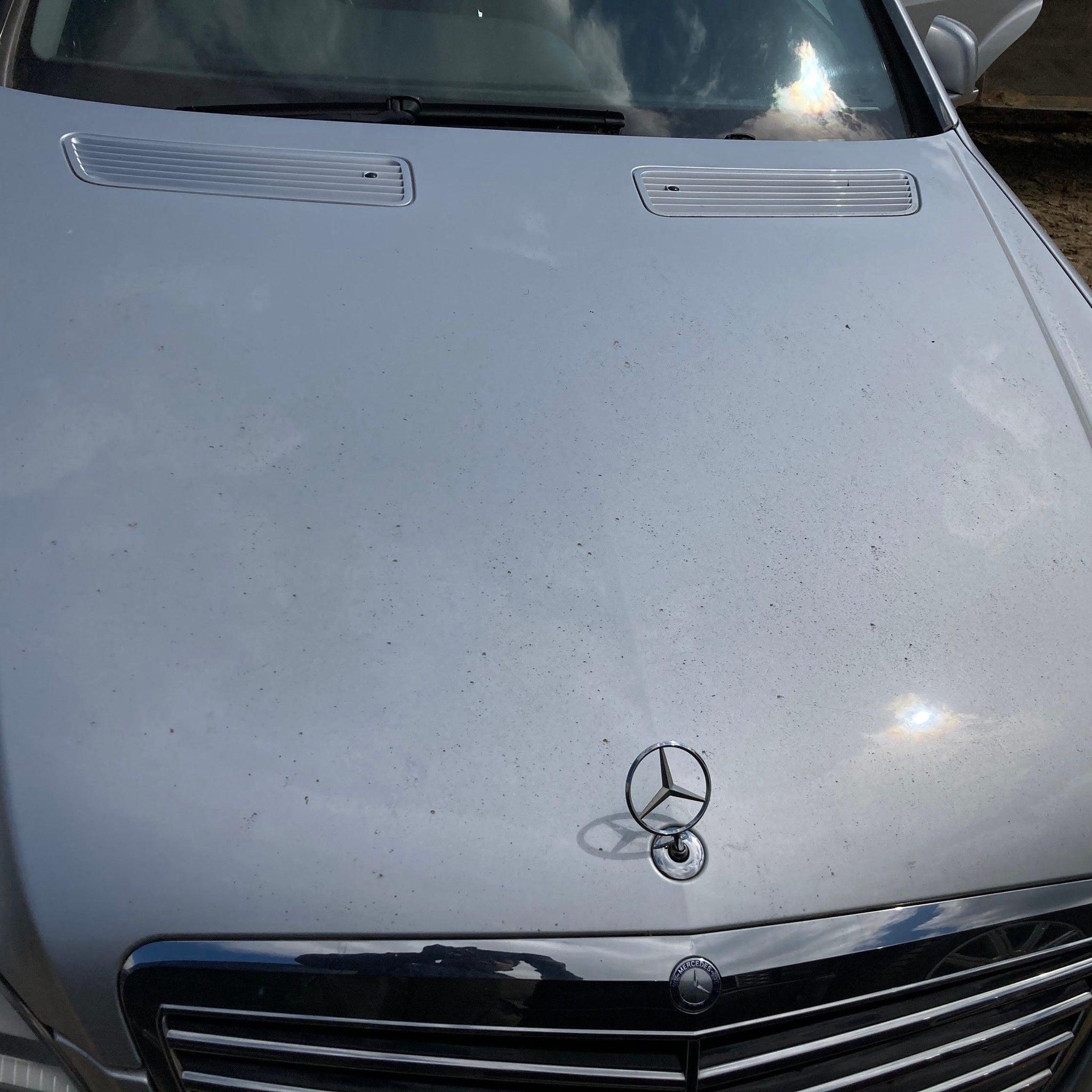 2009 MERCEDES W221 S350 Complete Bonnet IRIDIUM SILVER