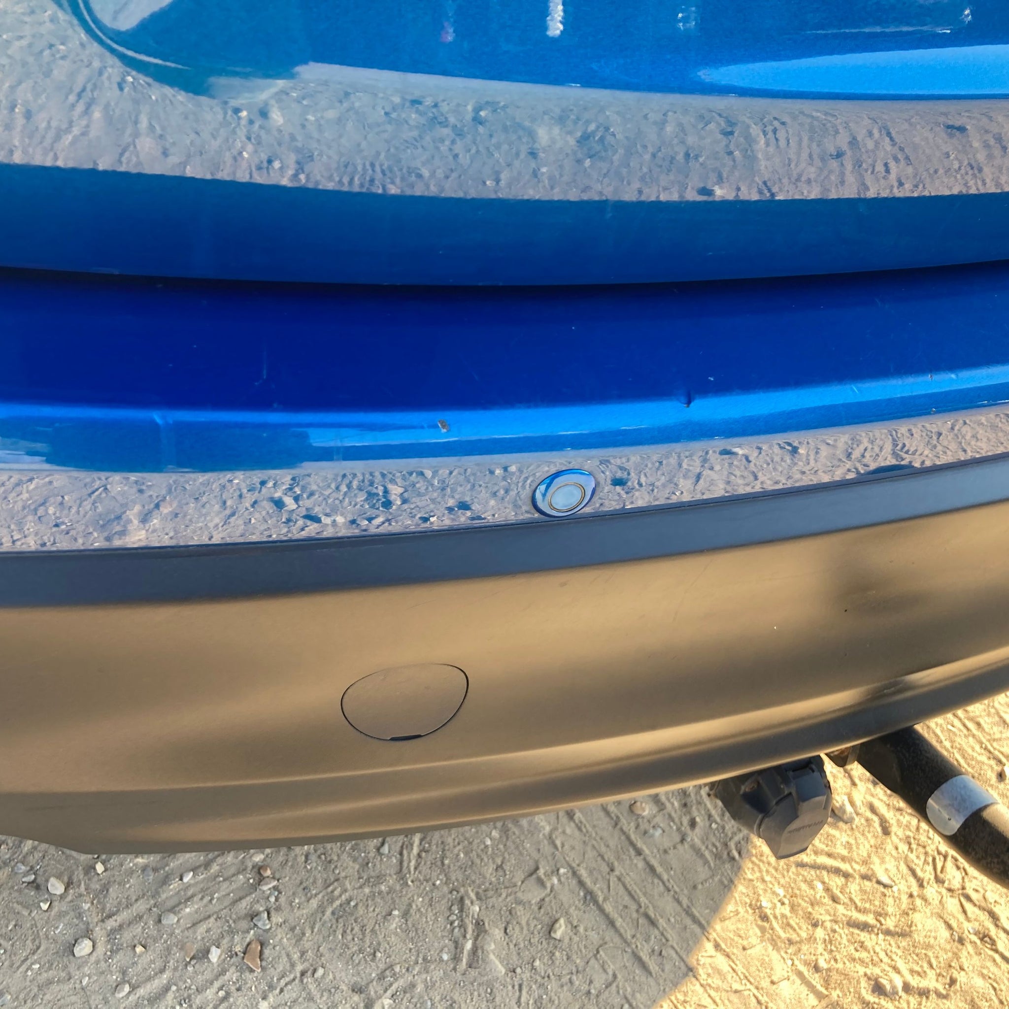 2013 MAZDA CX-5 COMPLETE REAR BUMPER 41B BLUE