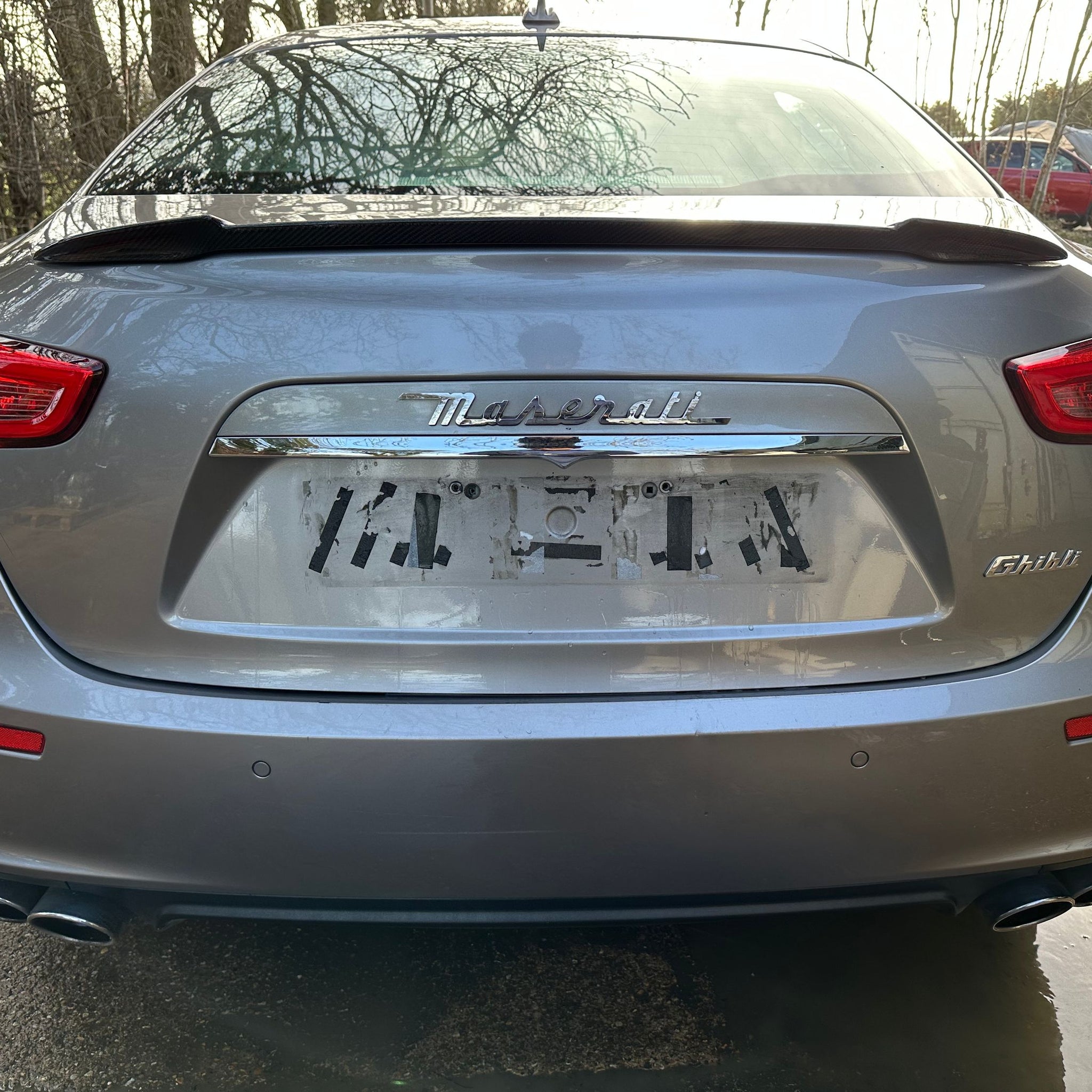 2017 MASERATI GHIBLI COMPLETE REAR BUMPER