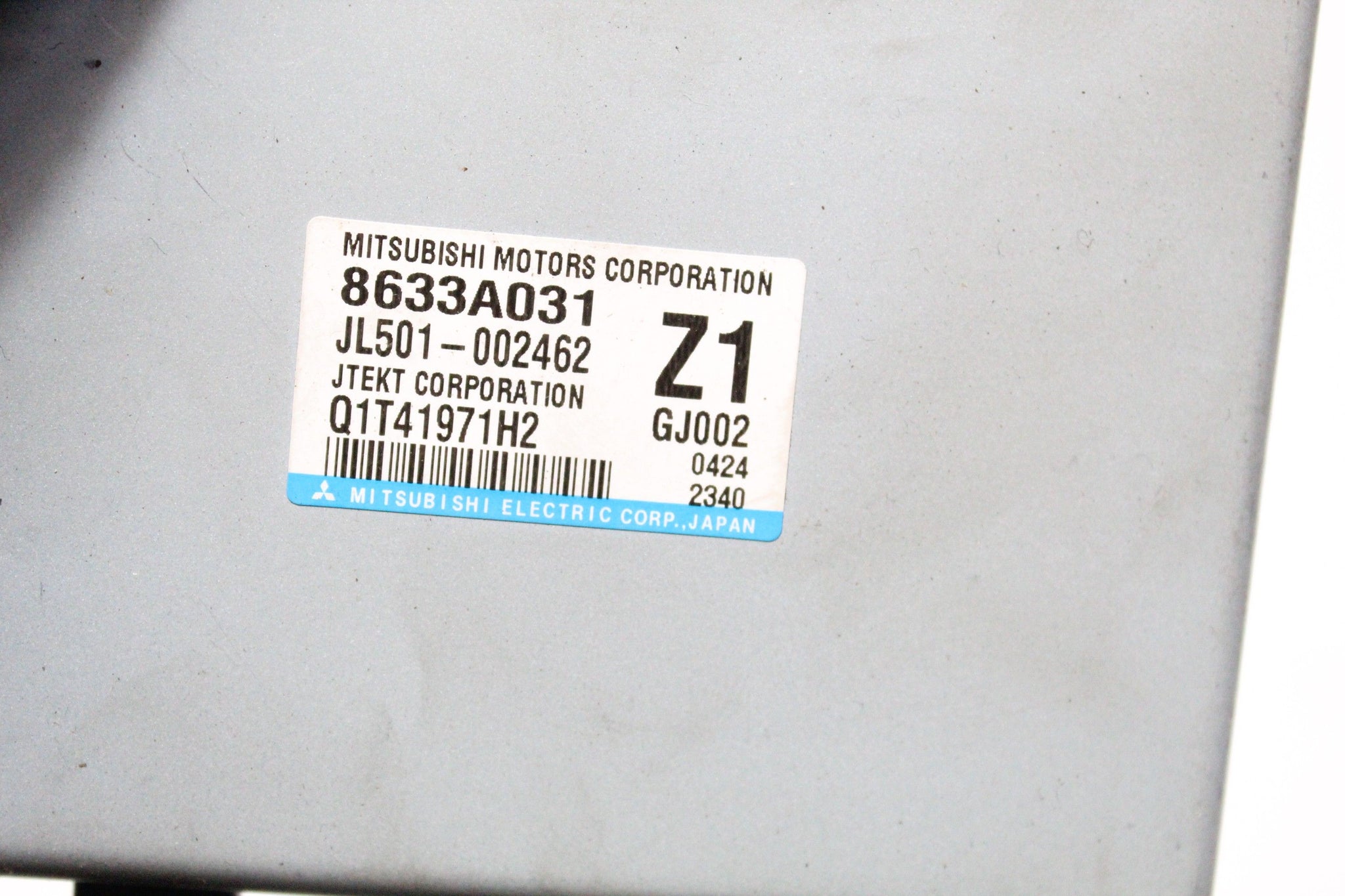 2010 MITSUBISHI ASX 1.8 Power Steering Control Module ECU 8633A031