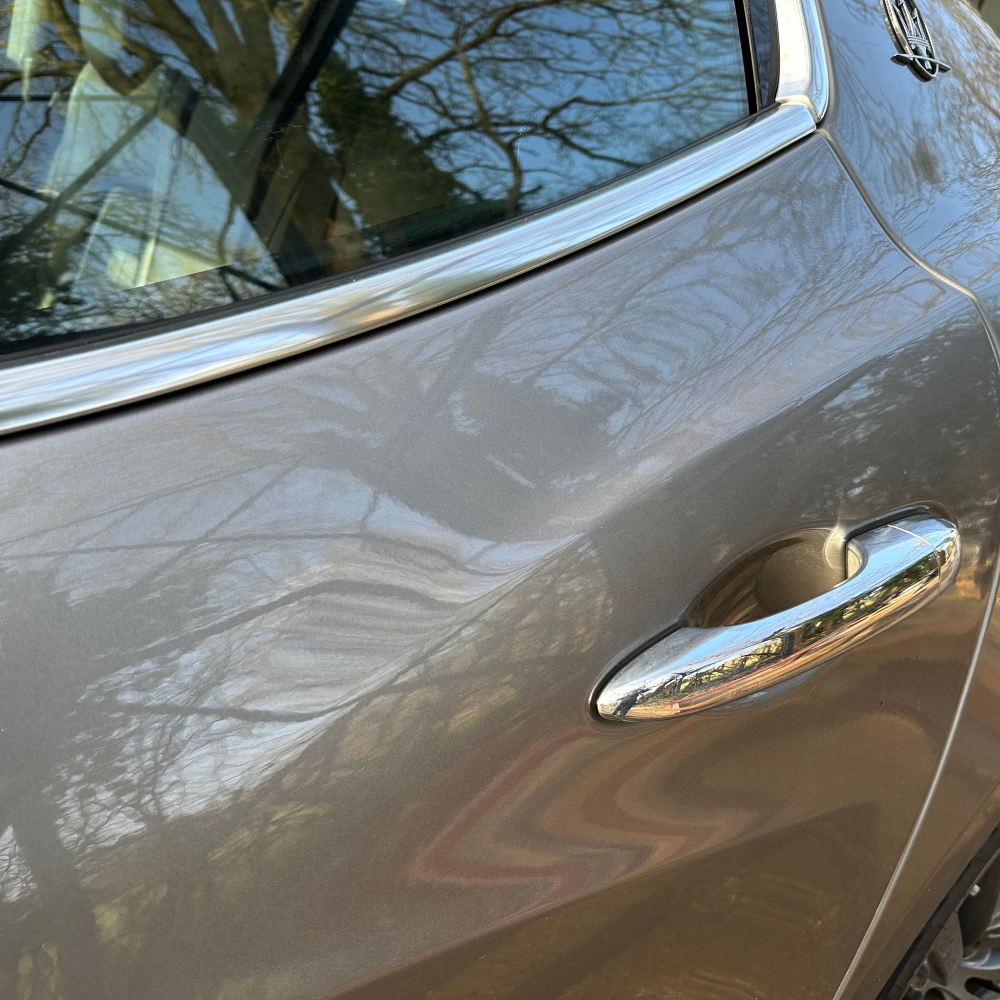 2017 MASERATI GHIBLI PASSENGER SIDE REAR COMPLETE DOOR