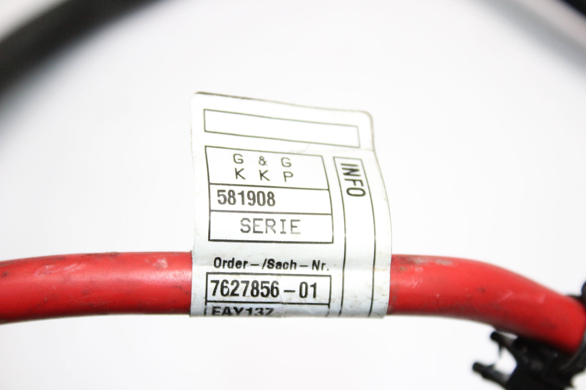 2015 MINI COOPER R58 1.6 Positive Battery Cable 7627856