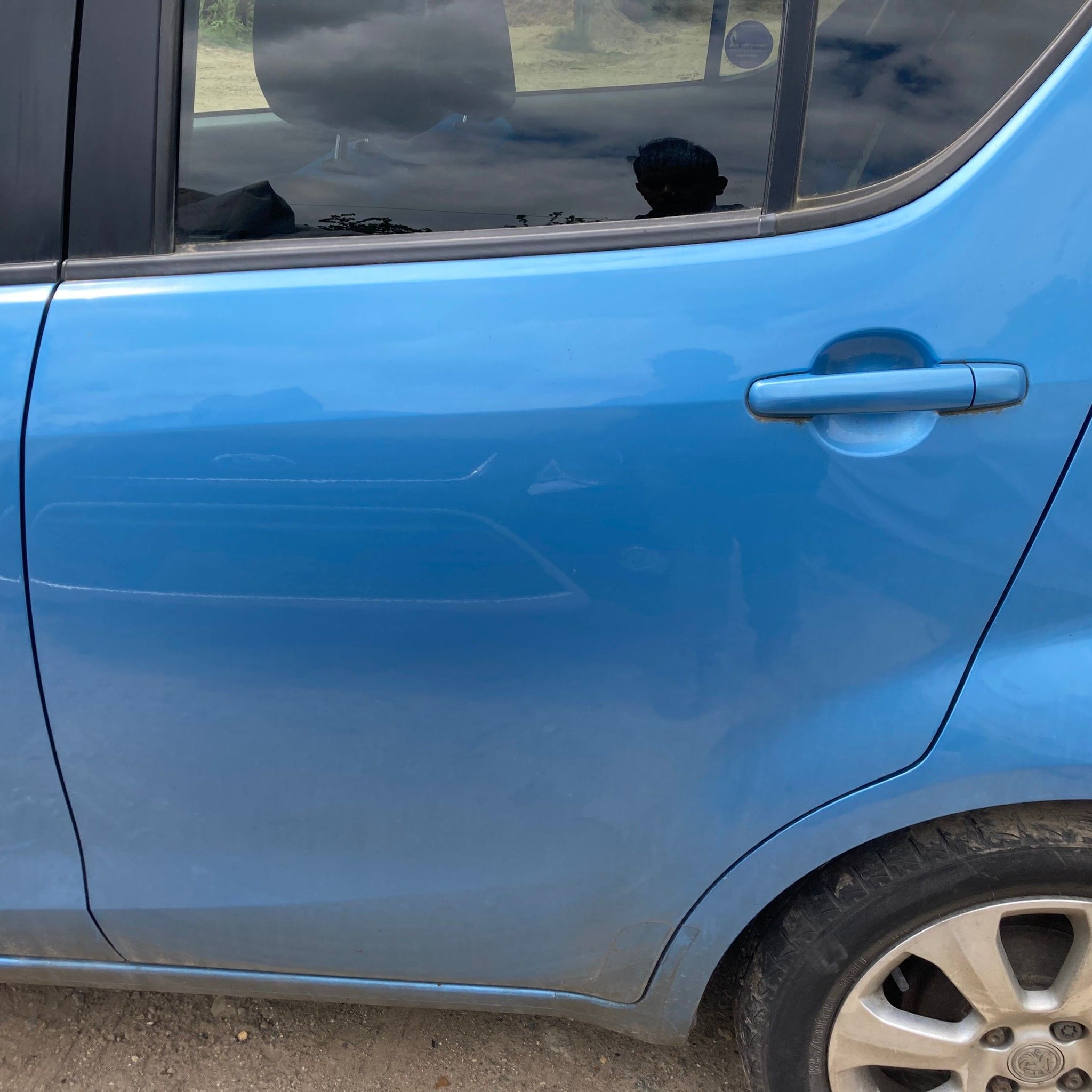 2009 VAUXHALL AGILA B Passenger side Rear Complete Door BLUE
