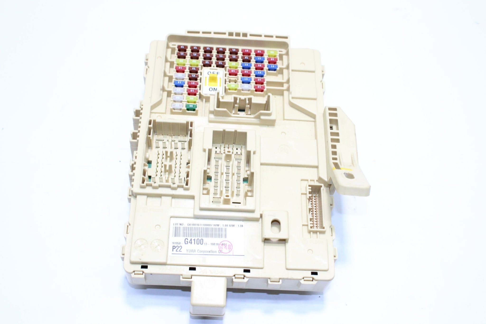 2017 HYUNDAI I30 MK3 1.4 Petrol Fuse Box 91950-G4100