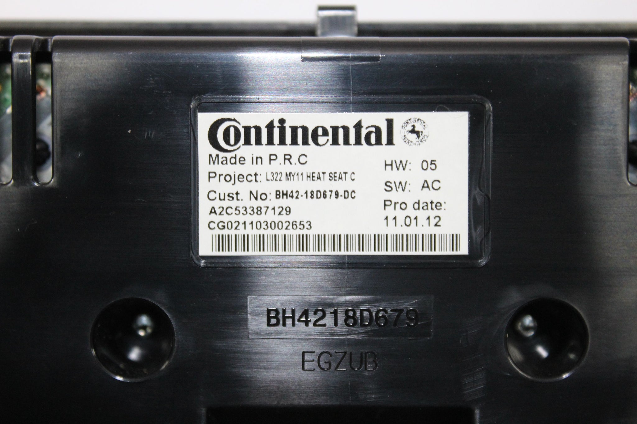 2011 RANGE ROVER VOGUE Climate Control Panel BH42-18679-DC