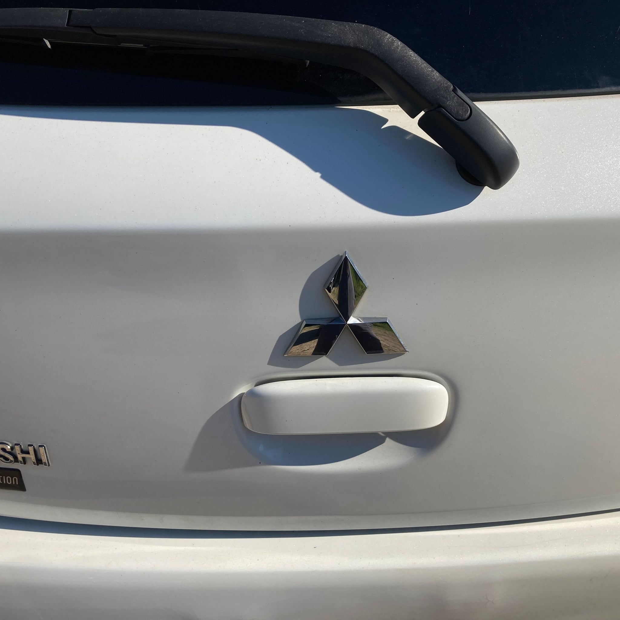 2013 MITSUBISHI MIRAGE COMPLETE TAILGATE BOOT