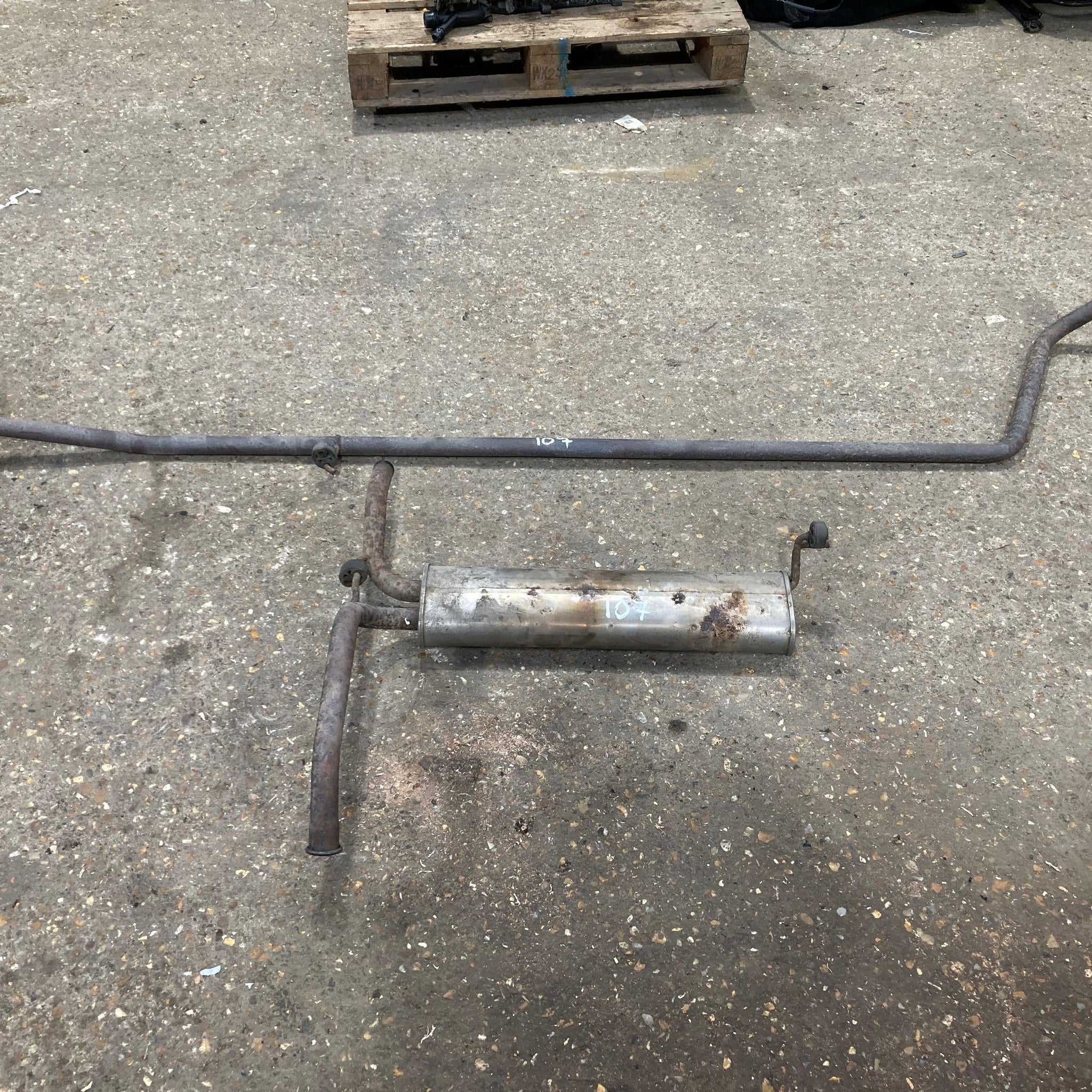 2011 PEUGEOT 107 1.0 Petrol Rear Exhaust Pipe Back Box