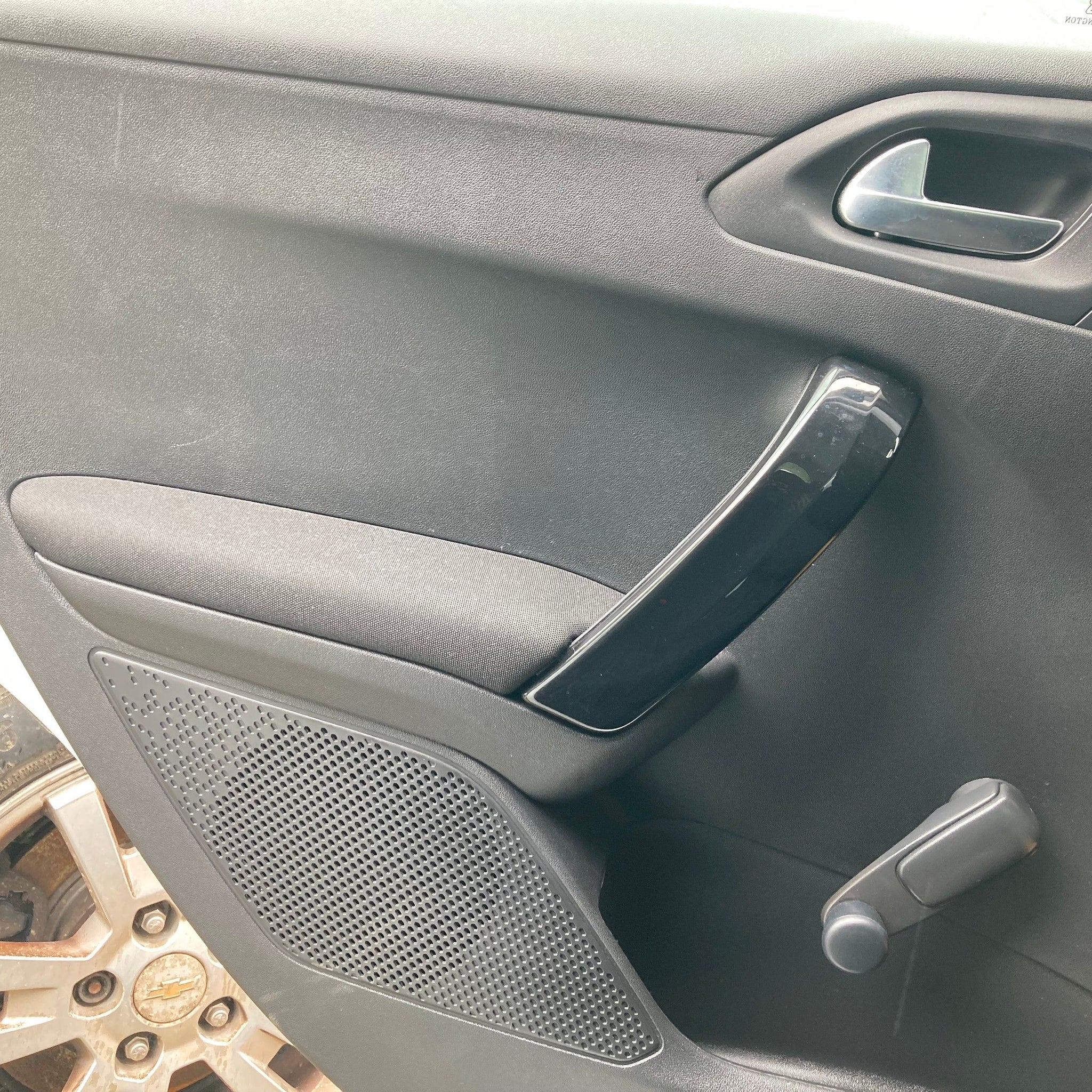 2018 PEUGEOT 208 Passenger side Rear Complete Door EWP WHITE