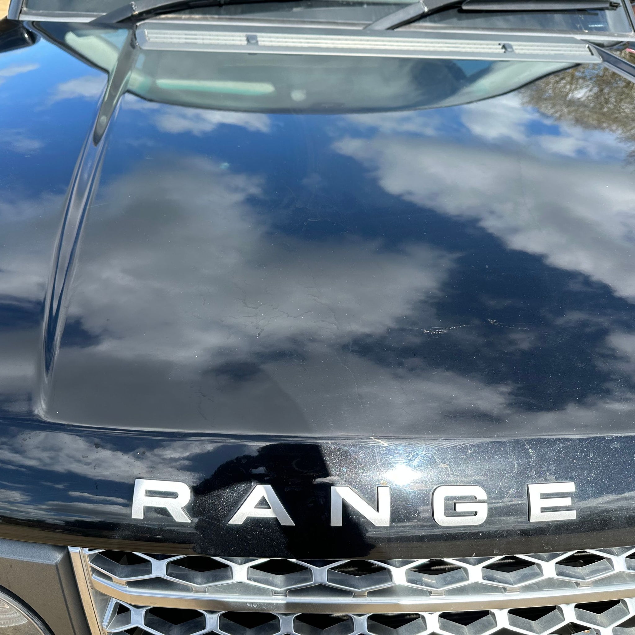 2011 RANGE ROVER VOGUE L322 BONNET 820 SANTORINI BLACK