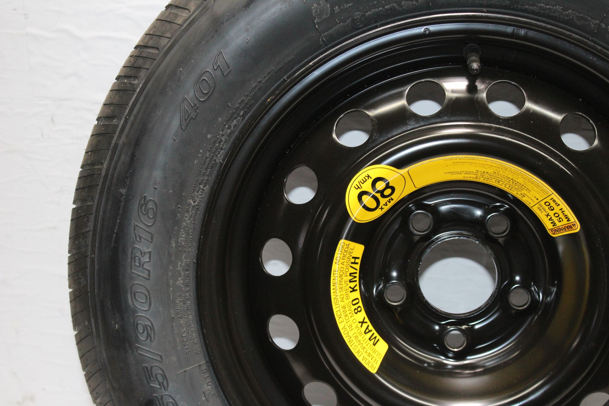2015 SSANGYONG KORANDO Steel Spare Wheel Tyre T155 / 90  R16