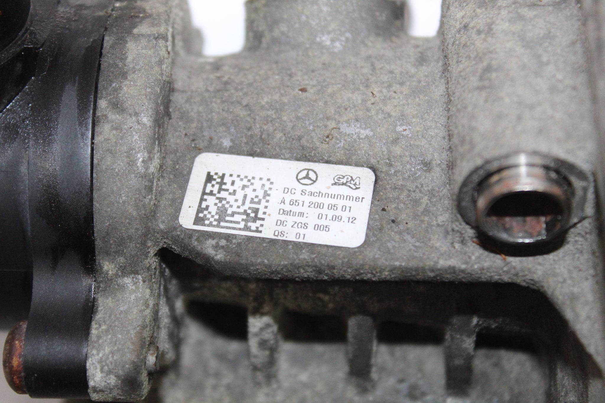 2012 MERCEDES B CLASS W246 1.8 Water Pump A6512000501