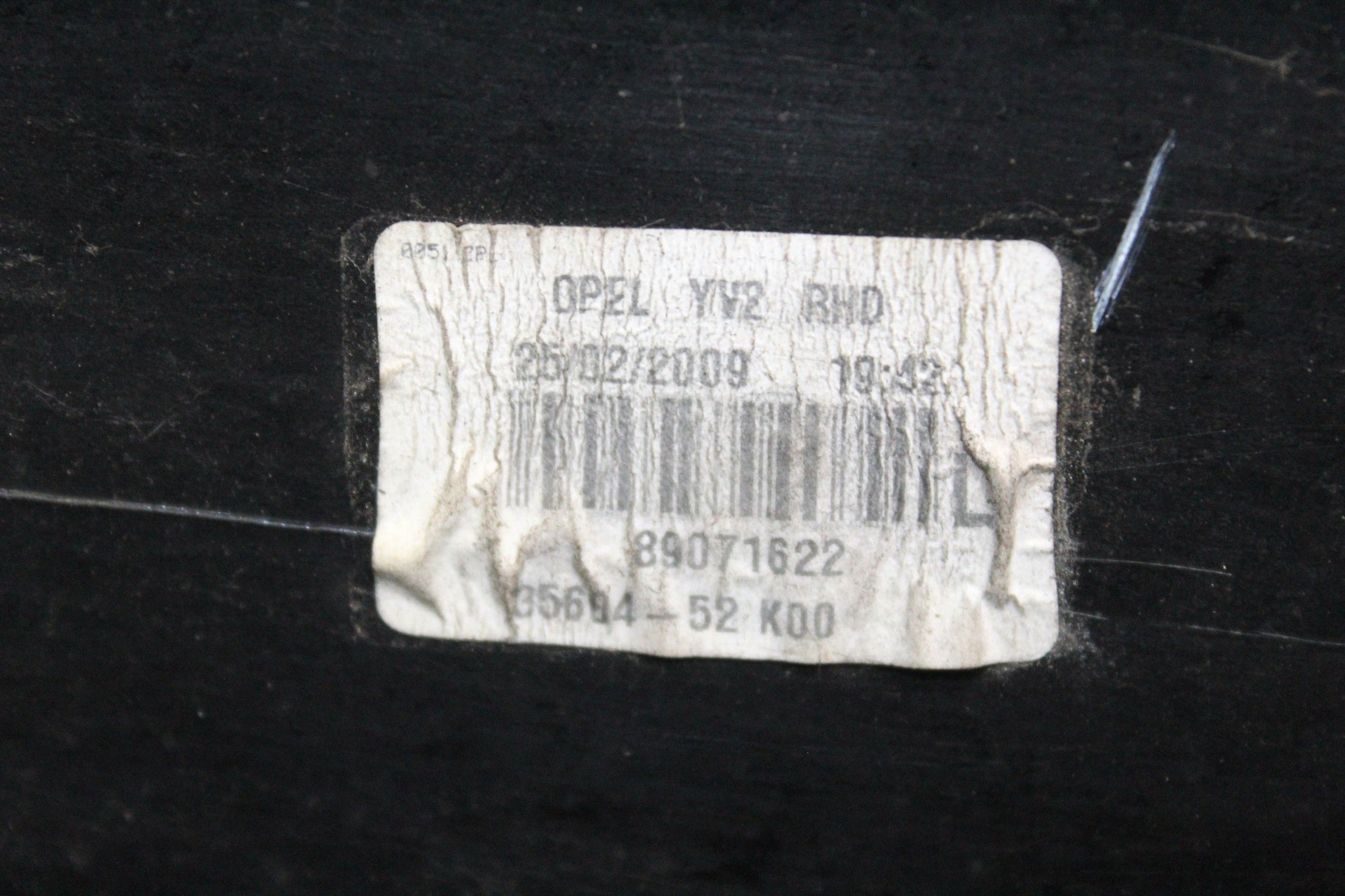 2009 VAUXHALL AGILA B Left side Rear Tail Light 35694-52K00 89071622
