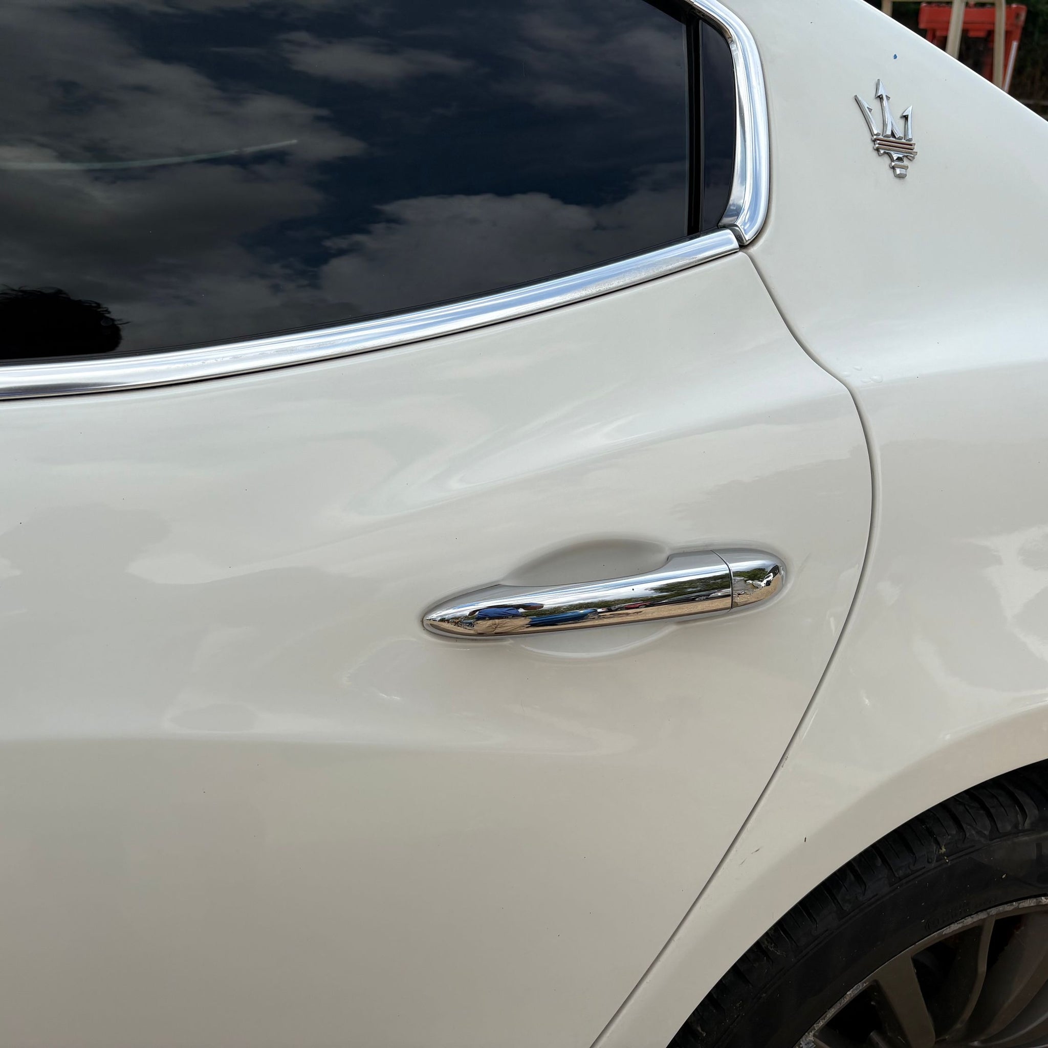 2017 MASERATI GHIBLI PASSENGER SIDE REAR DOOR (BARE)
