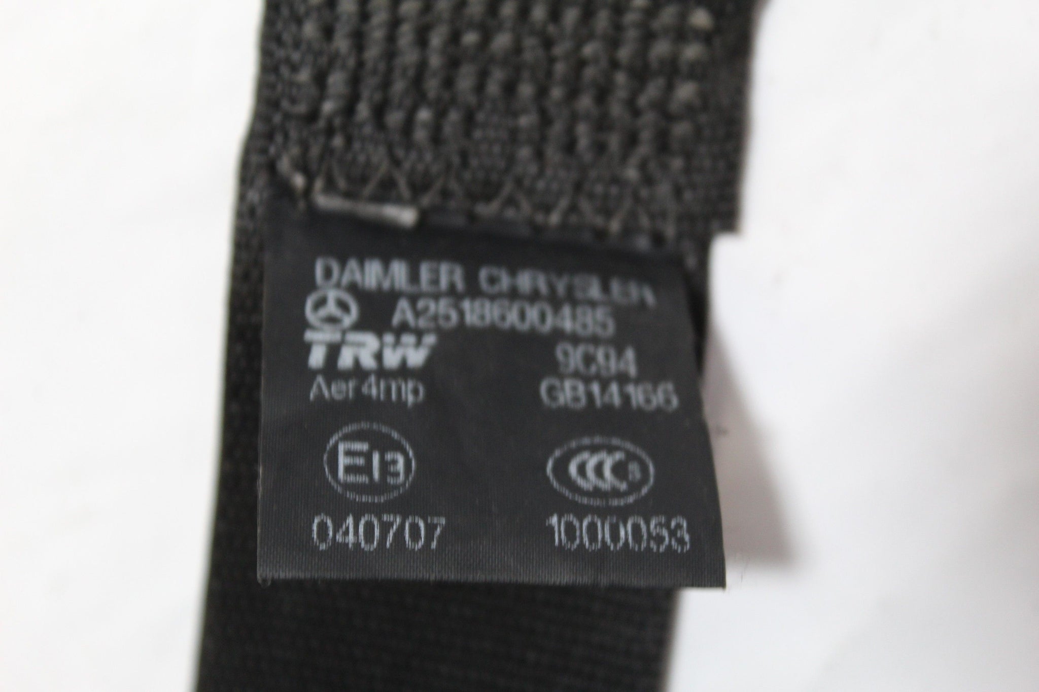 2007 MERCEDES W251 R320 Left side Rear Seat Belt A2518600485