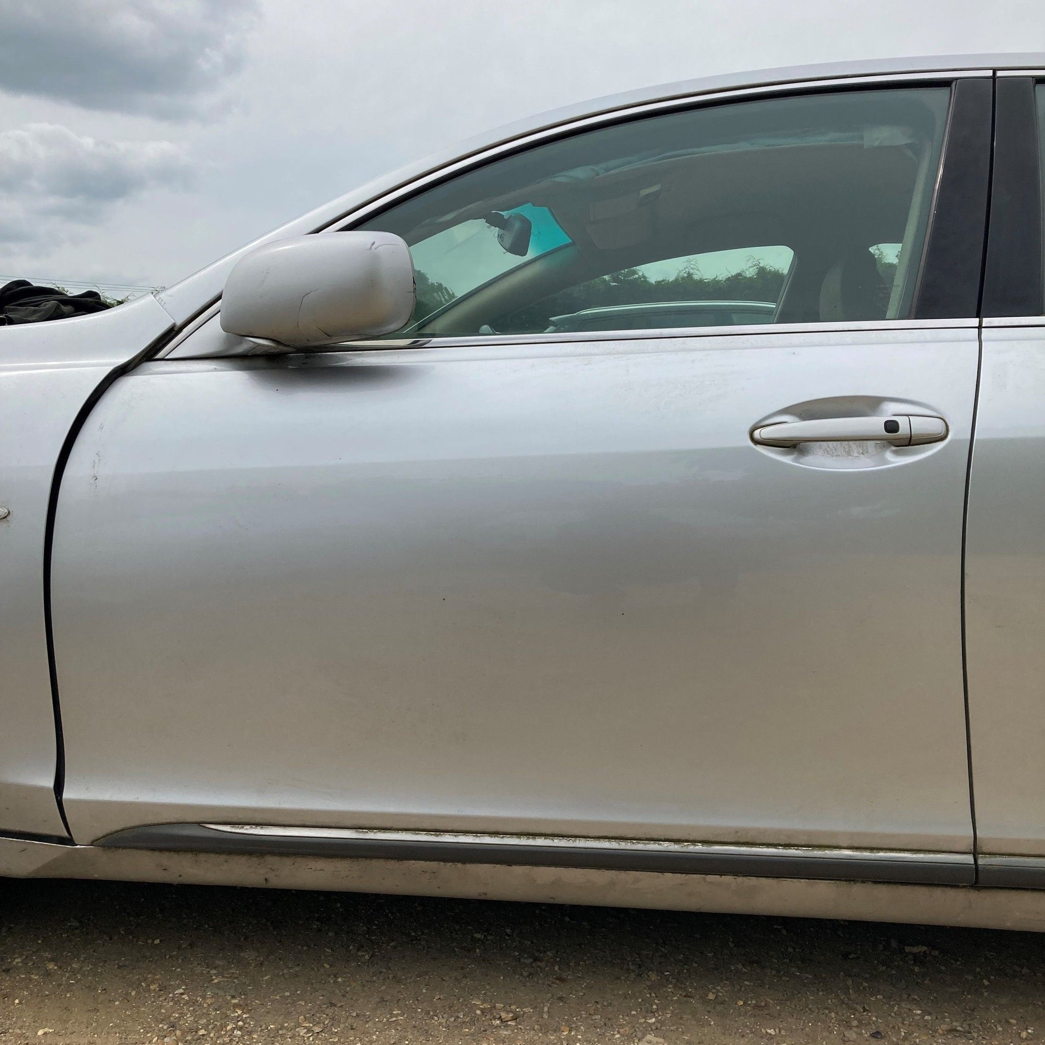 2007 LEXUS GS300 Passenger side Front Complete Door SILVER