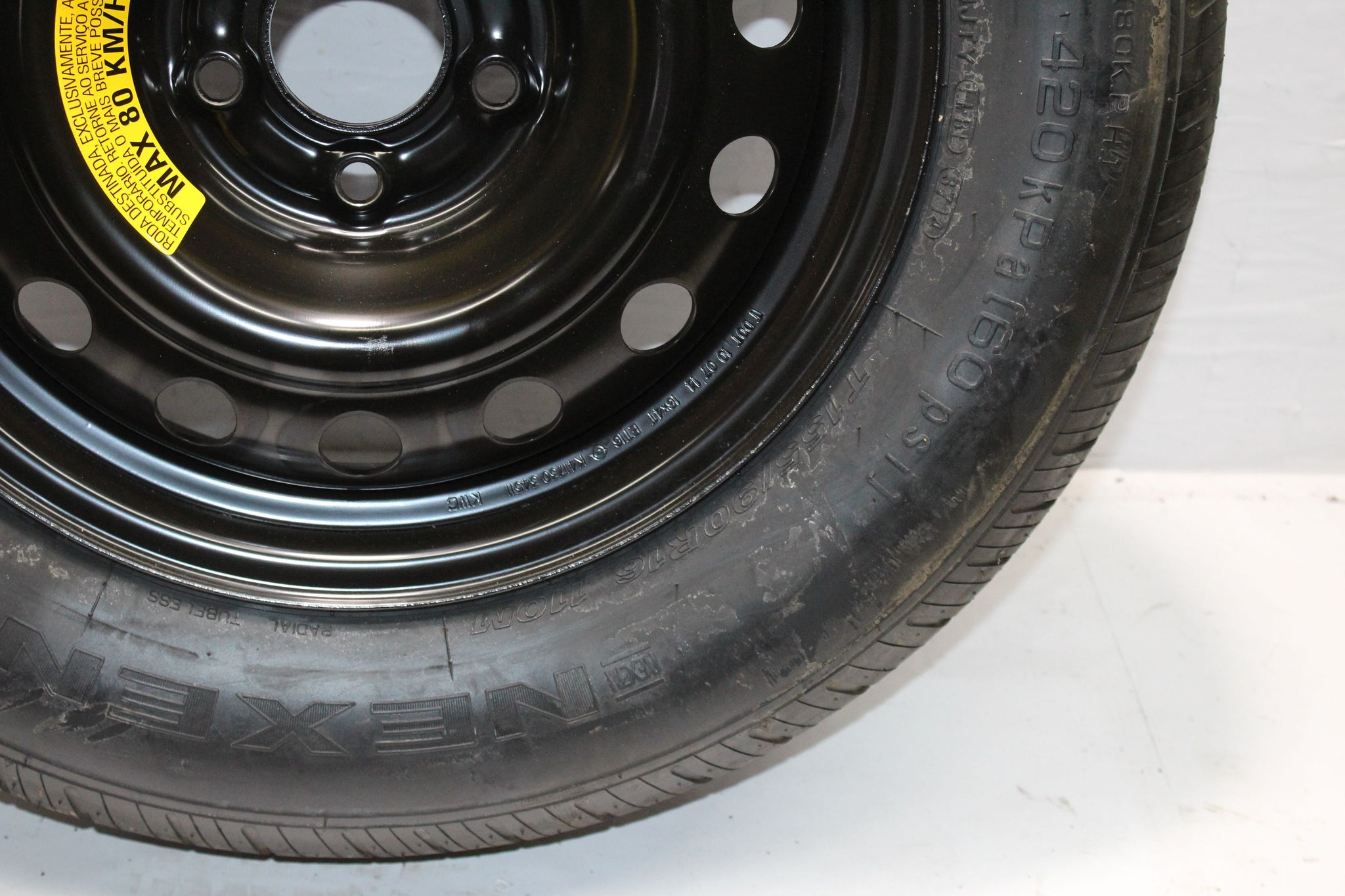 2015 SSANGYONG KORANDO Steel Spare Wheel Tyre T155 / 90  R16
