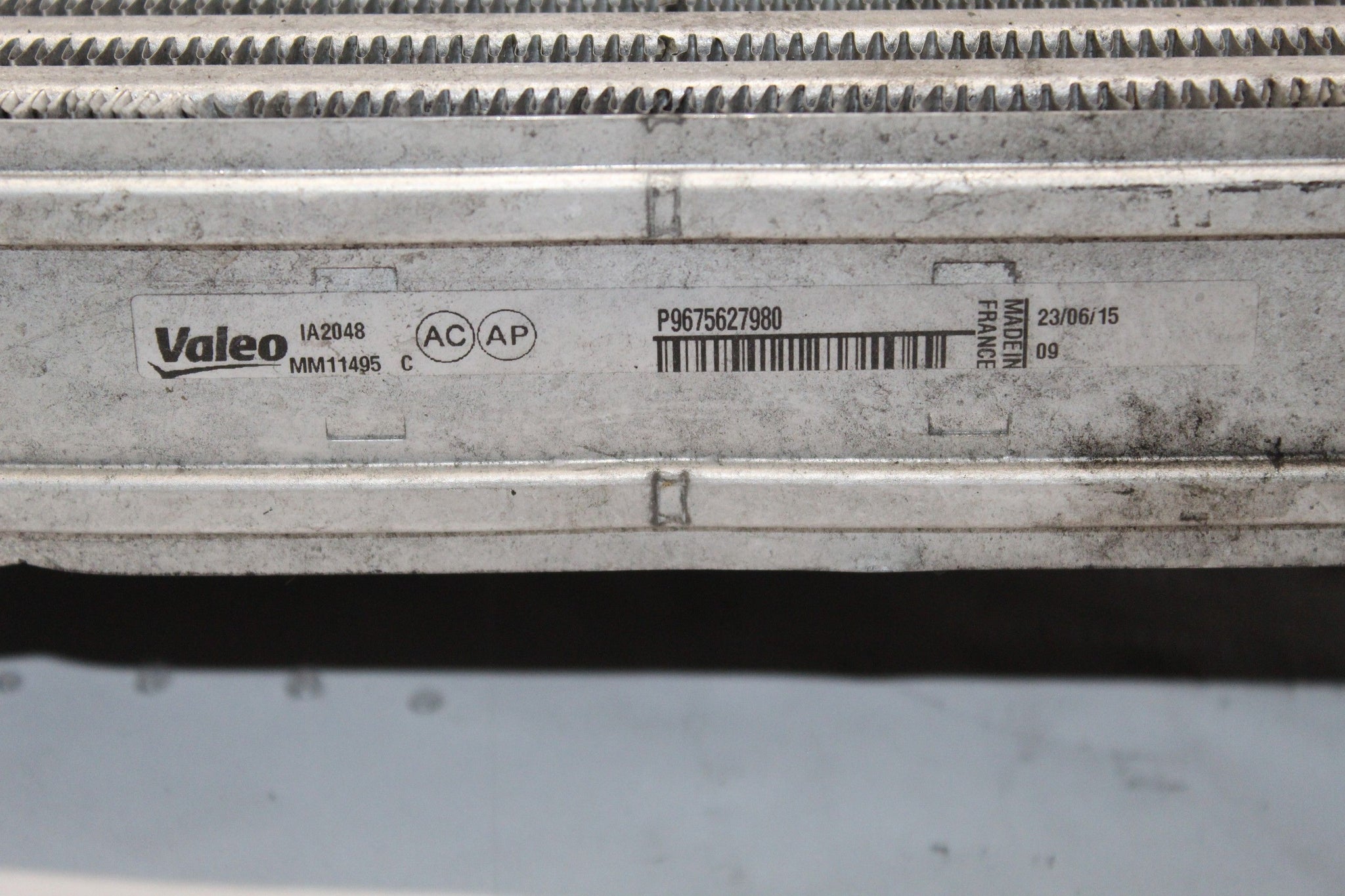 2015 CITROEN C4 1.6 Diesel Intercooler 9675627980