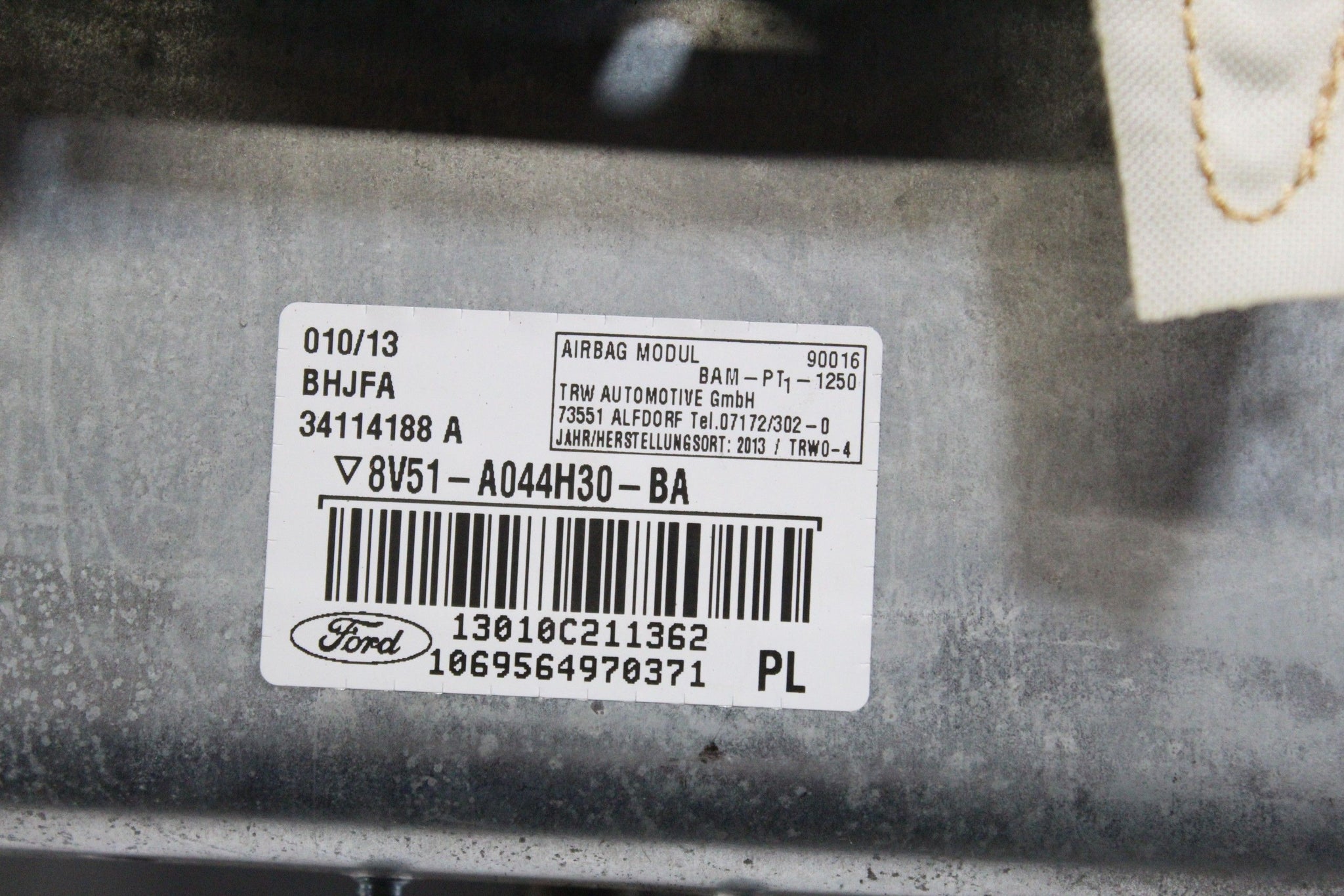 FORD FIESTA Dashboard Airbag 8V51A044H30BA