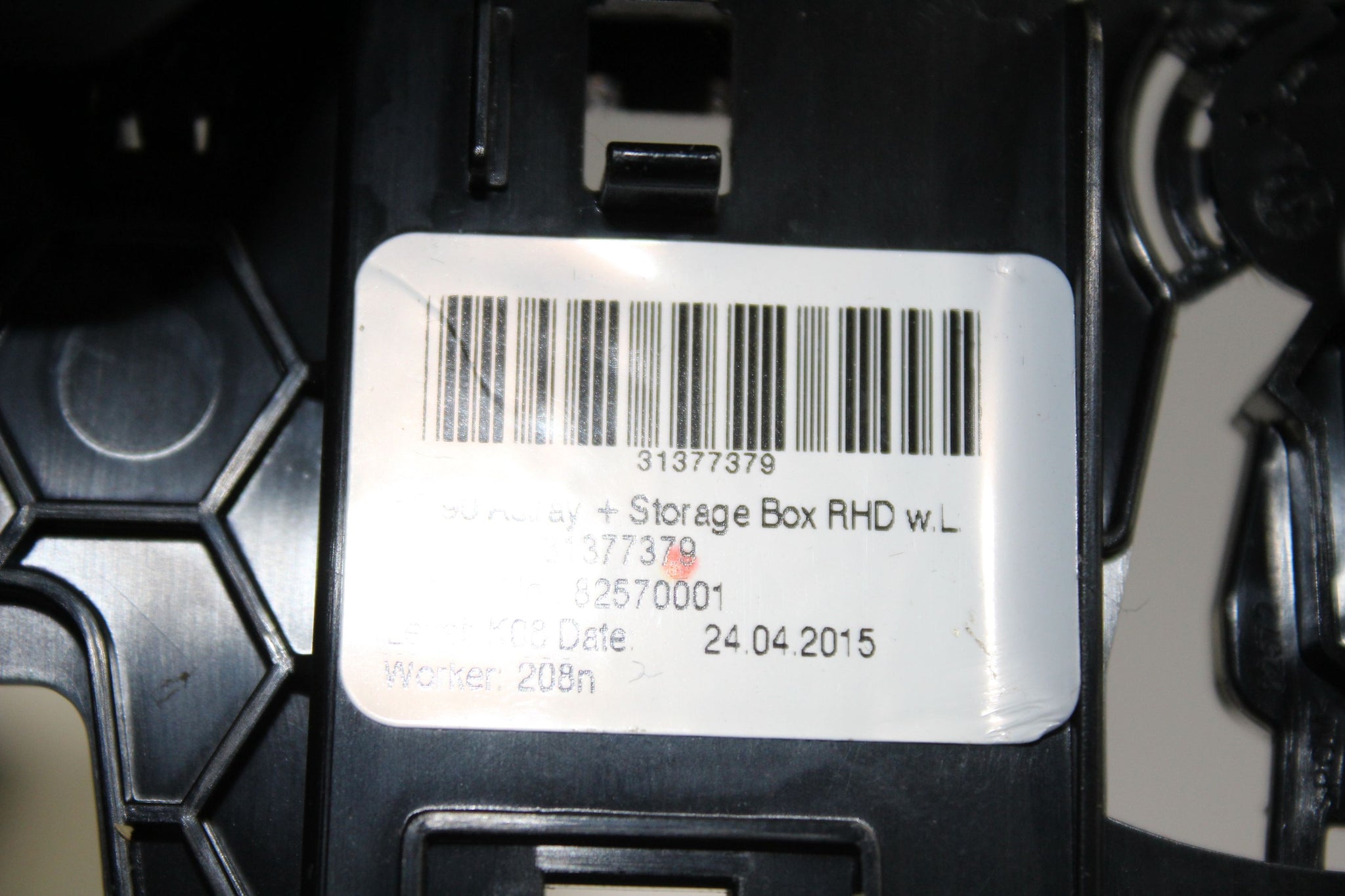2015 VOLVO XC90 MK2 Ashtray Storage Box 31377397