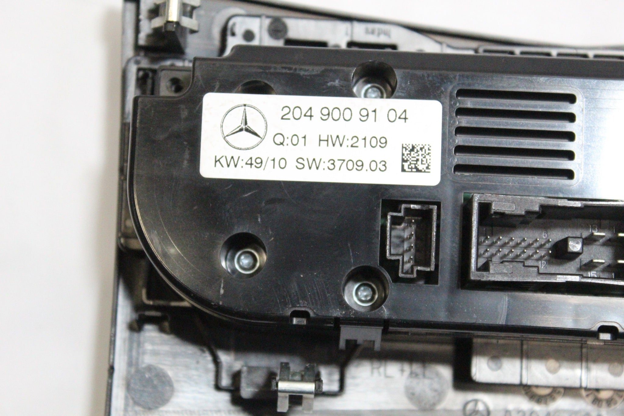 2011 Mercedes C Class W204 1.8 Heater Air Con Climate Control Panel 2049009104