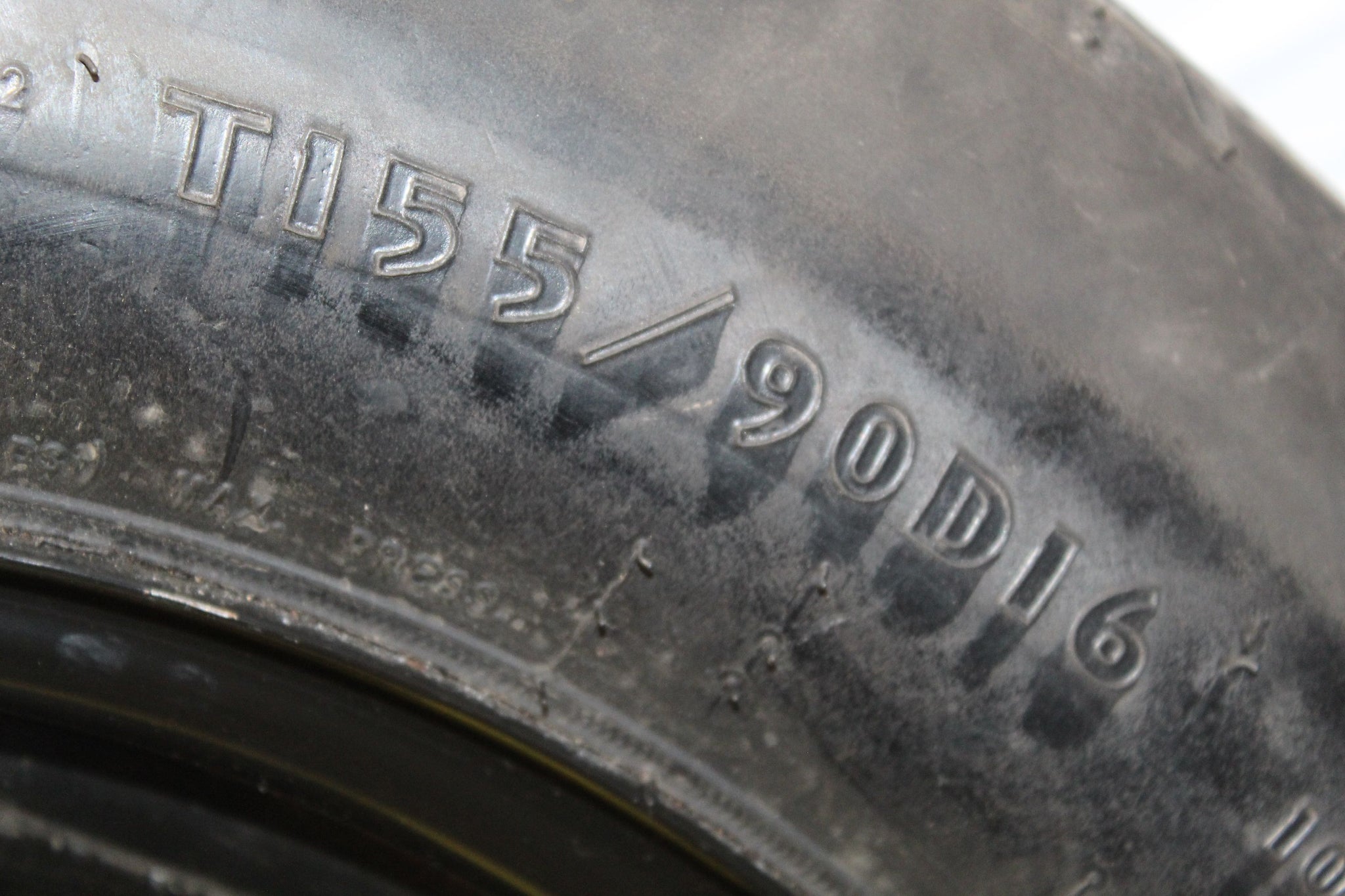 2014 JEEP COMPASS Steel Spare Wheel Tyre T155/90 D16