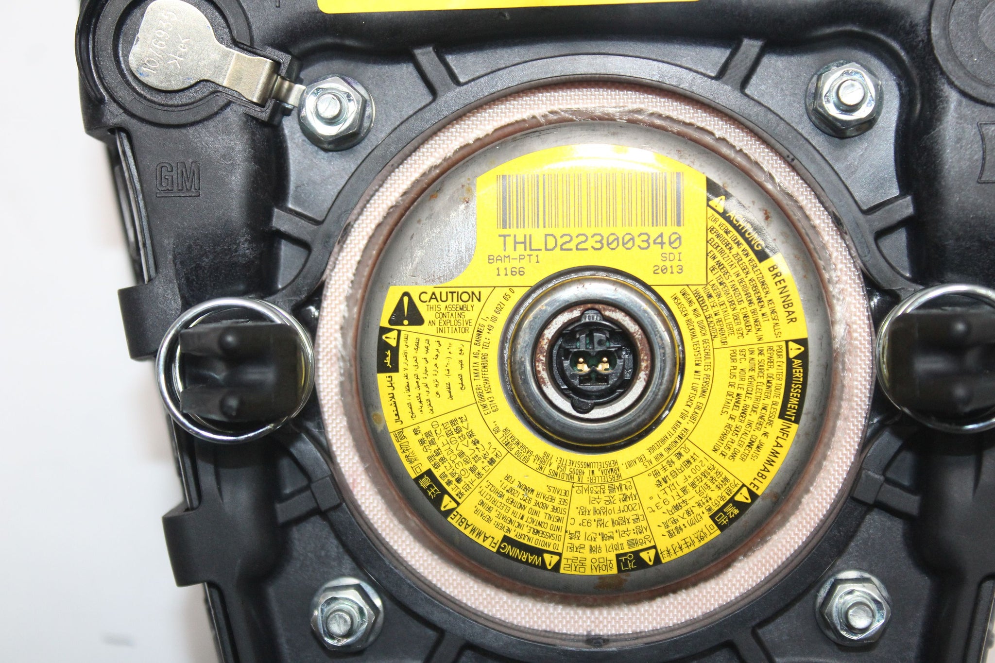 2014 VAUXHALL MOKKA STEERING WHEEL AIRBAG 95328138