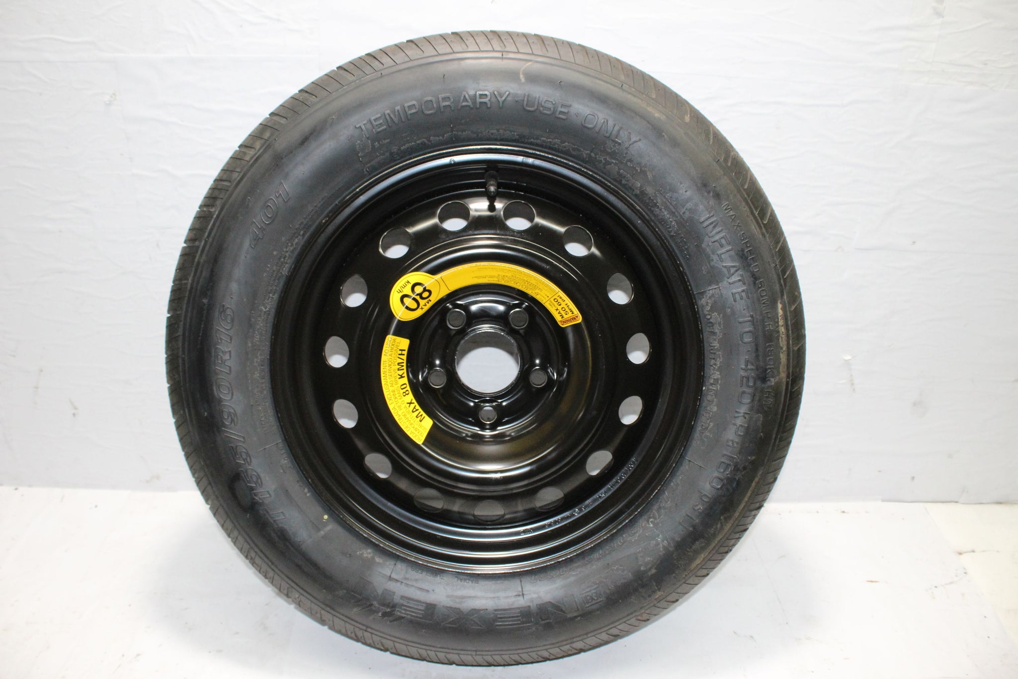 2015 SSANGYONG KORANDO Steel Spare Wheel Tyre T155 / 90  R16
