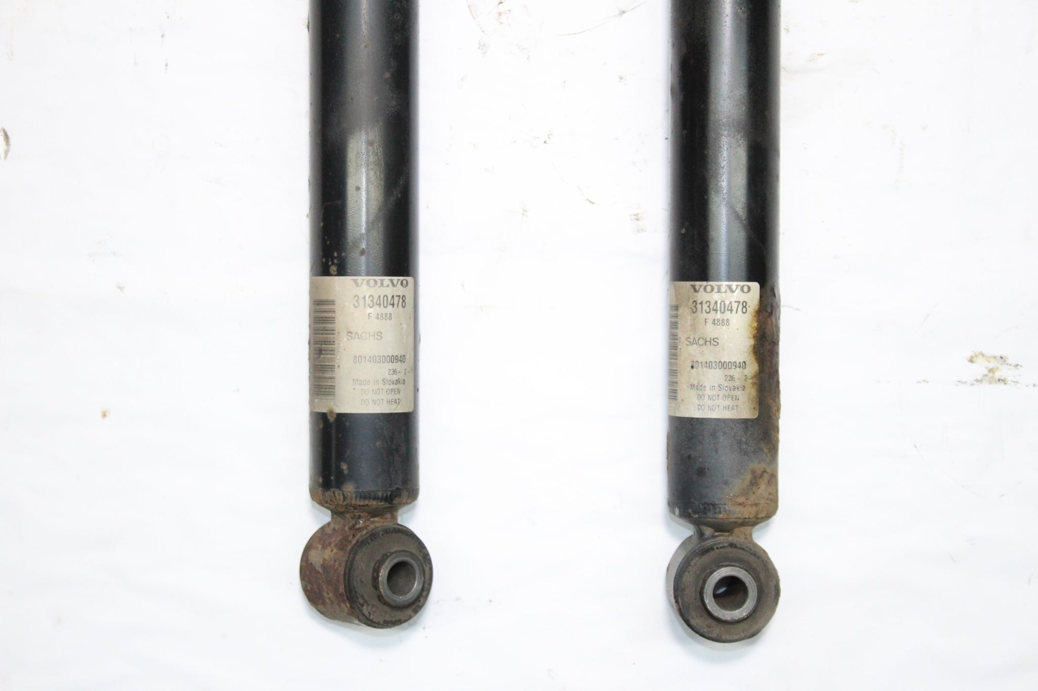 2012 VOLVO XC60 2.0 Rear Shock Absorber Pair 31340478
