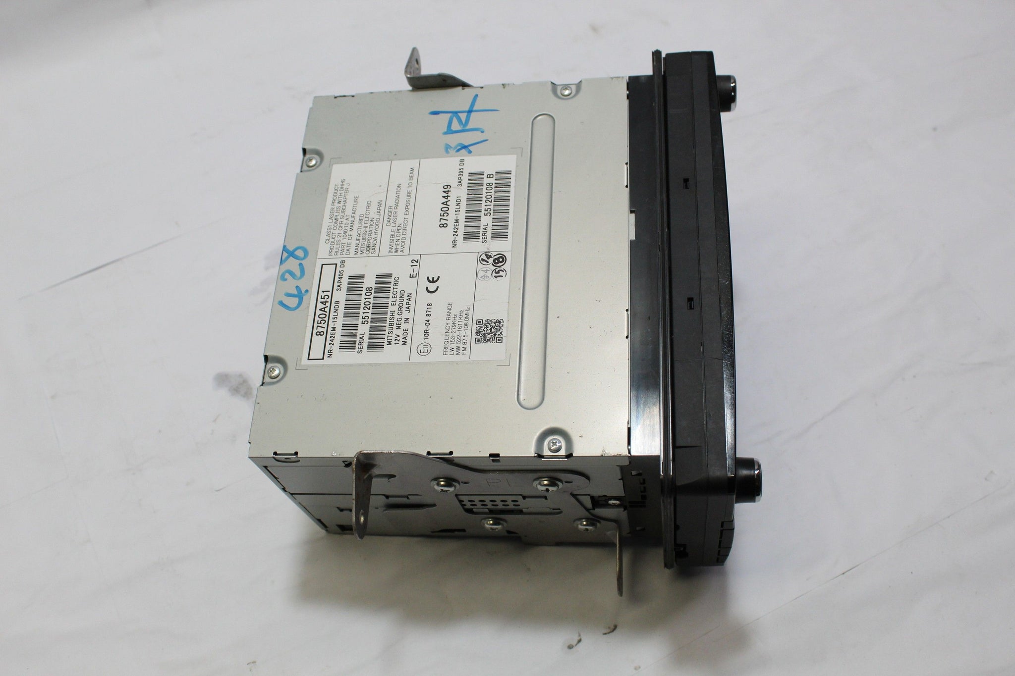 2015 MITSUBISHI ASX CD Player Radio SAT NAV Head Unit 8750A451