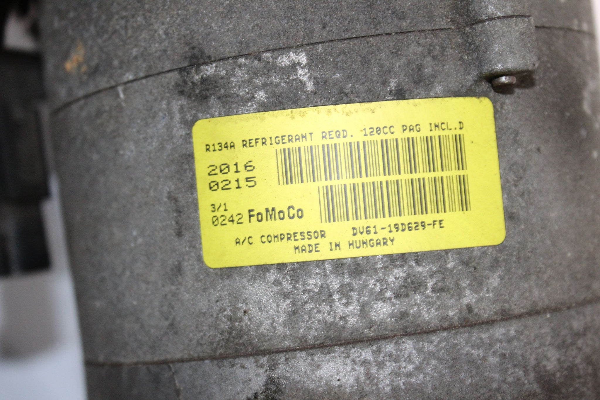2016 FORD FOCUS MK3 1.0 Air Con Compressor DV61-19D629-FE