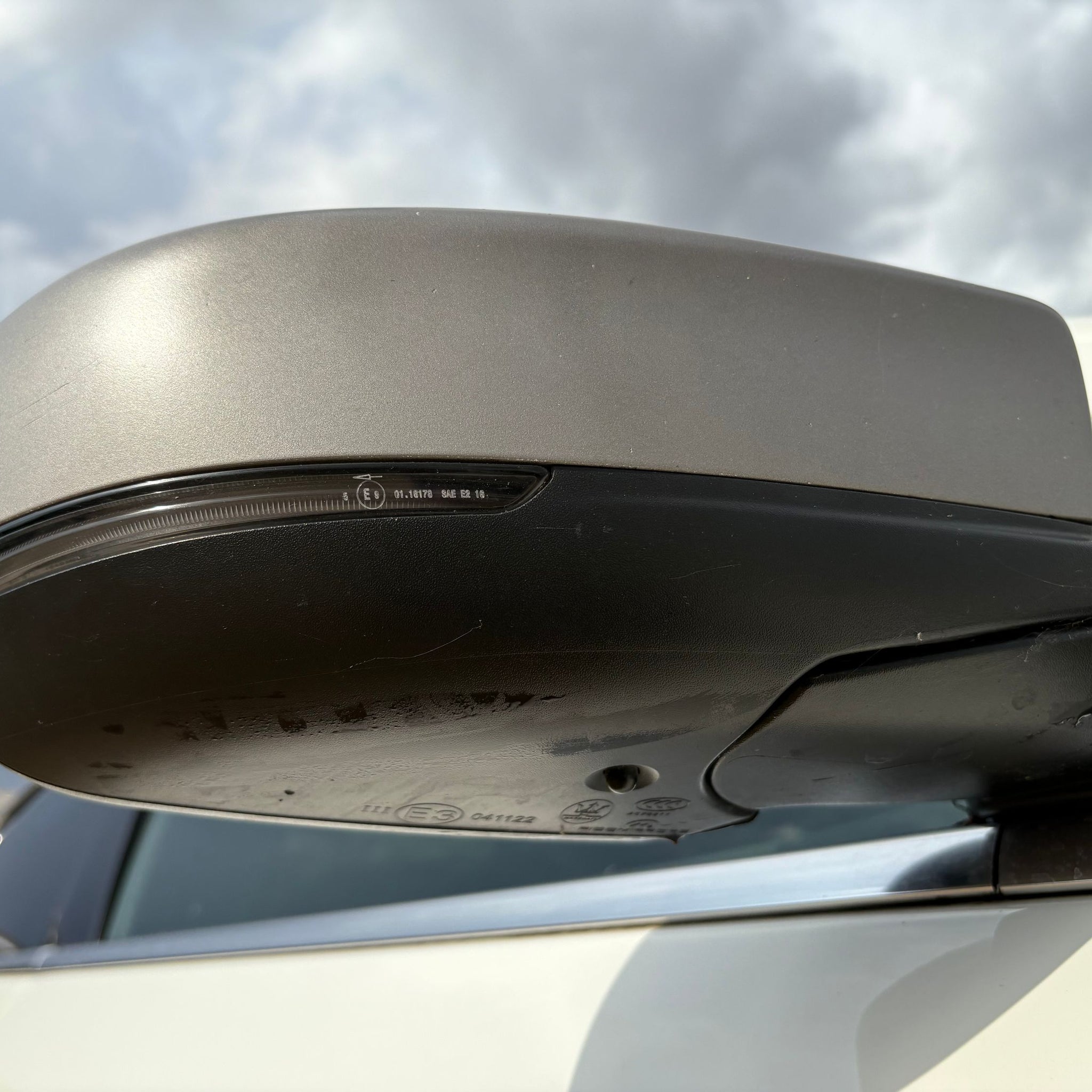 2017 MASERATI GHIBLI RIGHT SIDE WING MIRROR (POWER FOLD)