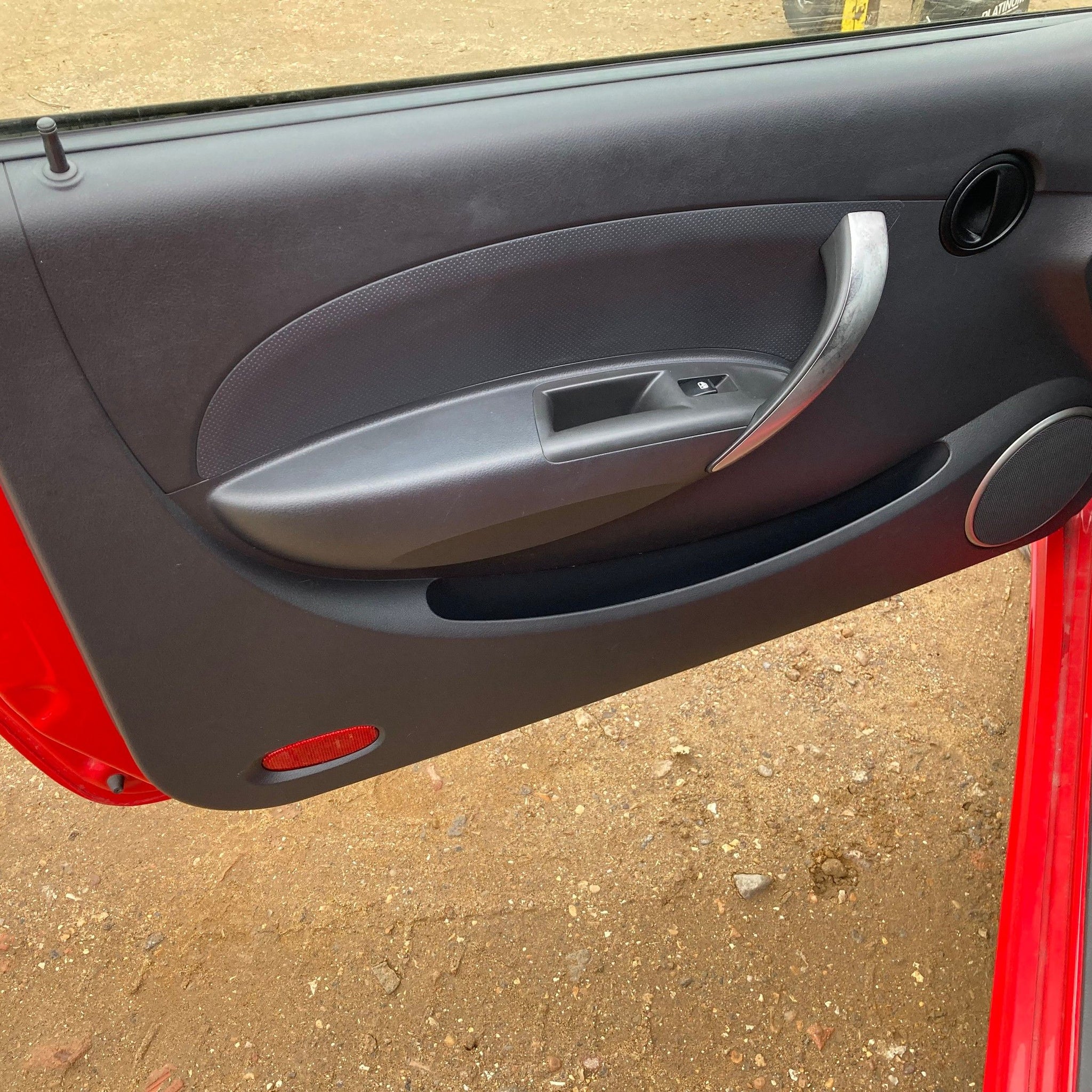 2010 Chevrolet Aveo complete front door passenger side 71U RED 3 DOOR