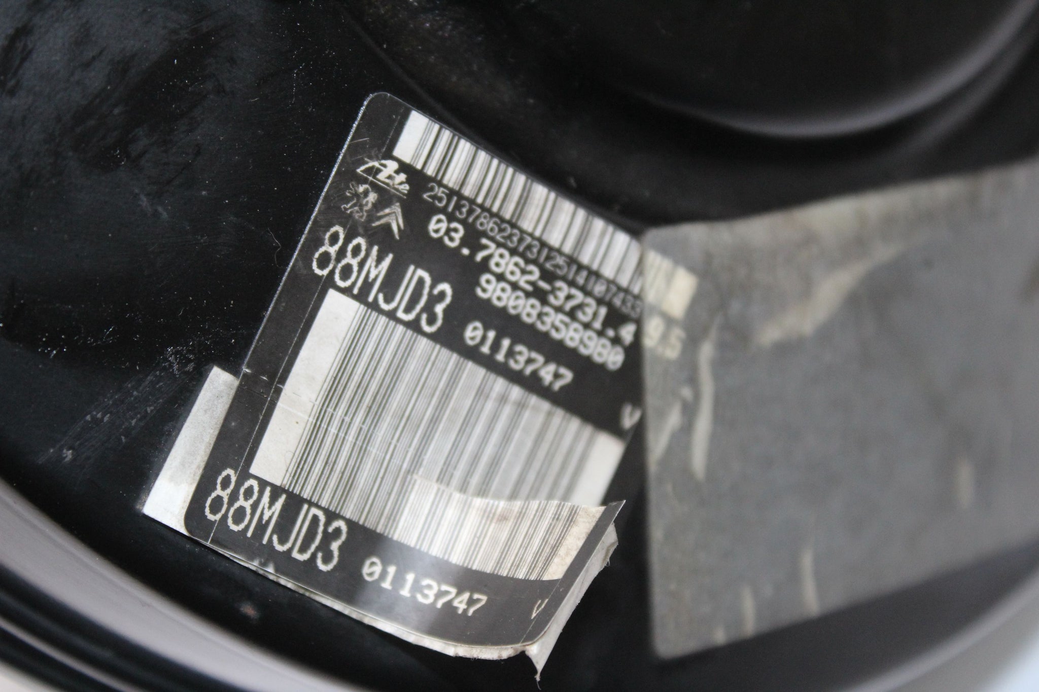 2014 PEUGEOT 5008 1.6 Brake Servo Master Cylinder 9808358980